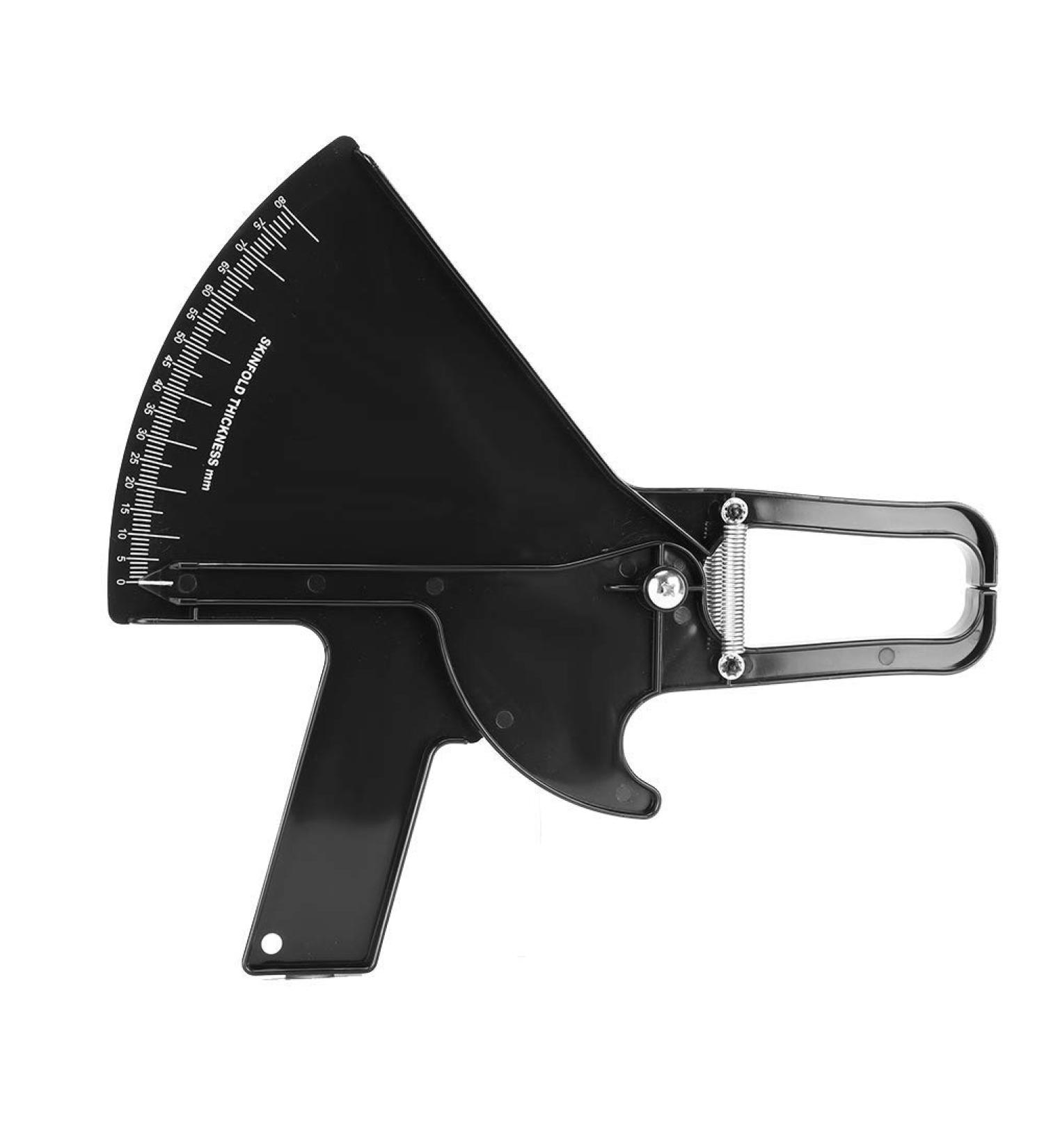 Body Fat Caliper with Clear Scale Body Measurement Tape Fat Caliper Measuring Tool for Monitoring Fitness and Weight Loss Goals Black - Buy Online on GoSupps.com