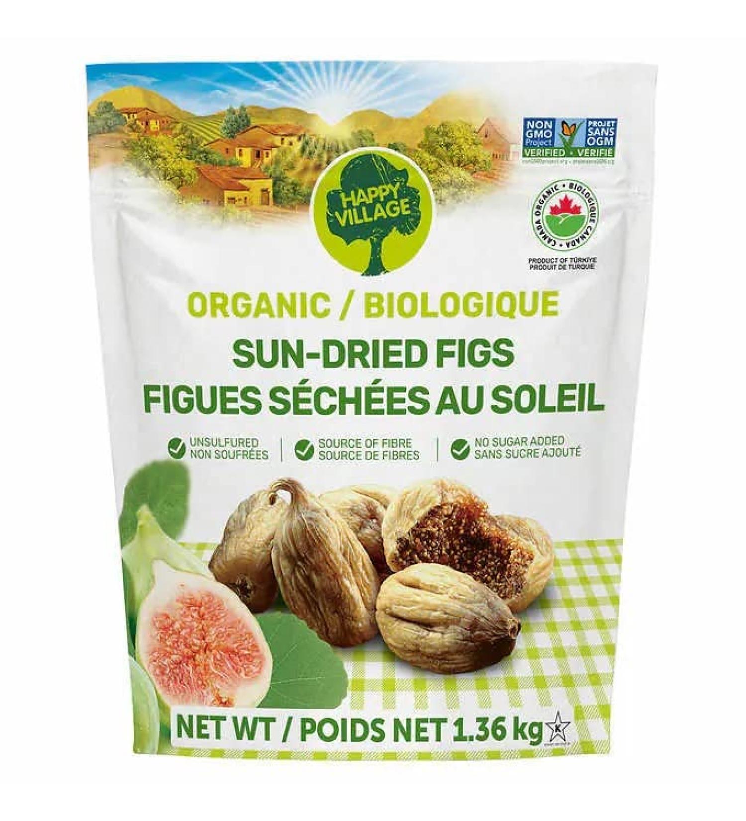 HAPPY VILLAGE SUN DRIED FIGS 1.36KG