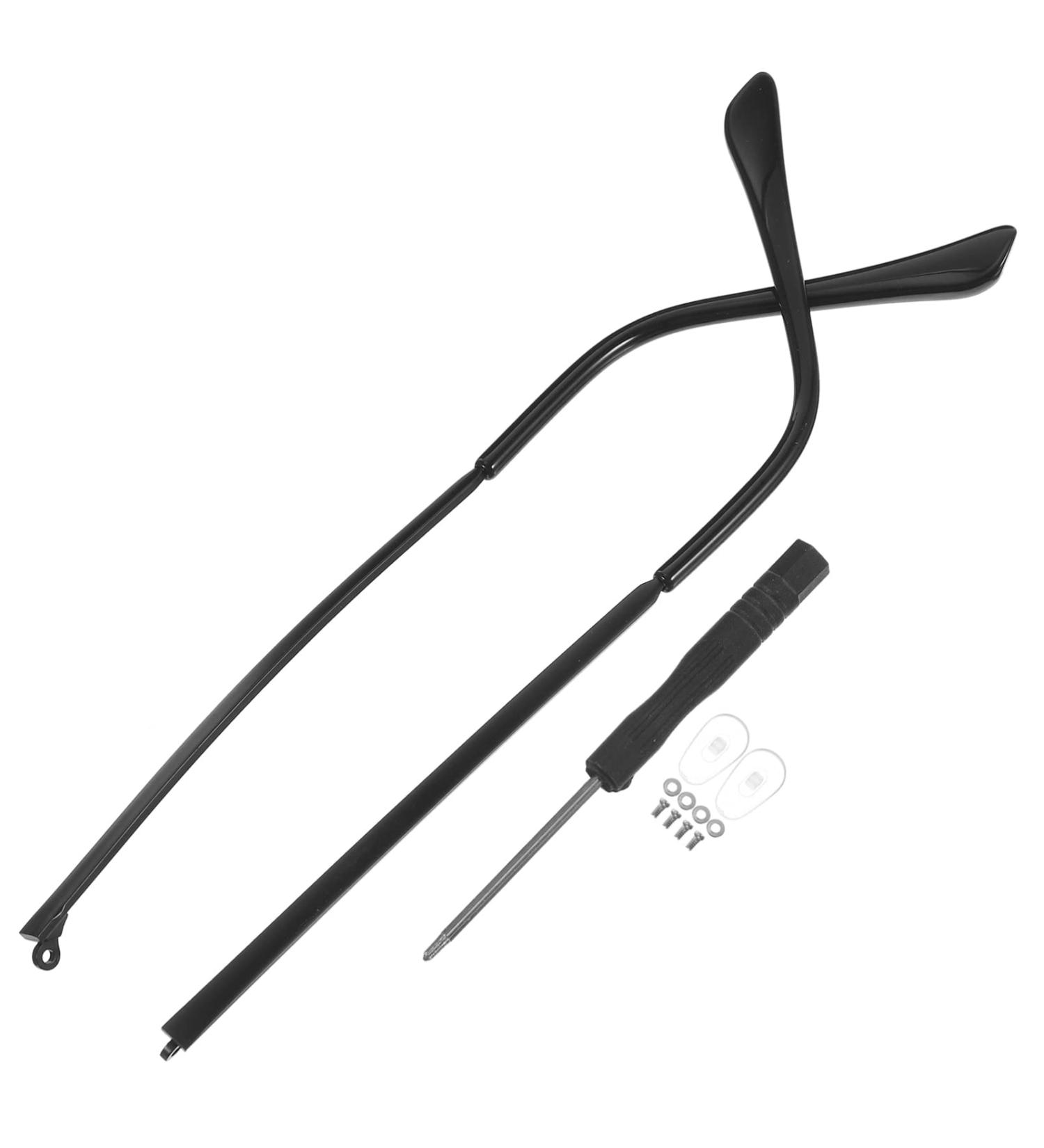 Stobok Universal Glasses Legs - Replacement Metal Bracket & Sunglasses Arm - Black Glasses Accessories for All Frames - Buy Online on GoSupps.com