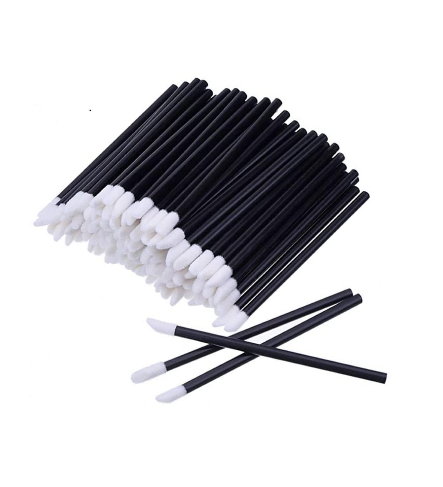MISKEEN Disposable Lip Wands - 50 Pack Gloss Brush Applicators for Lipstick & Lip gloss, Beauty Tool Kit - Buy Online on GoSupps.com