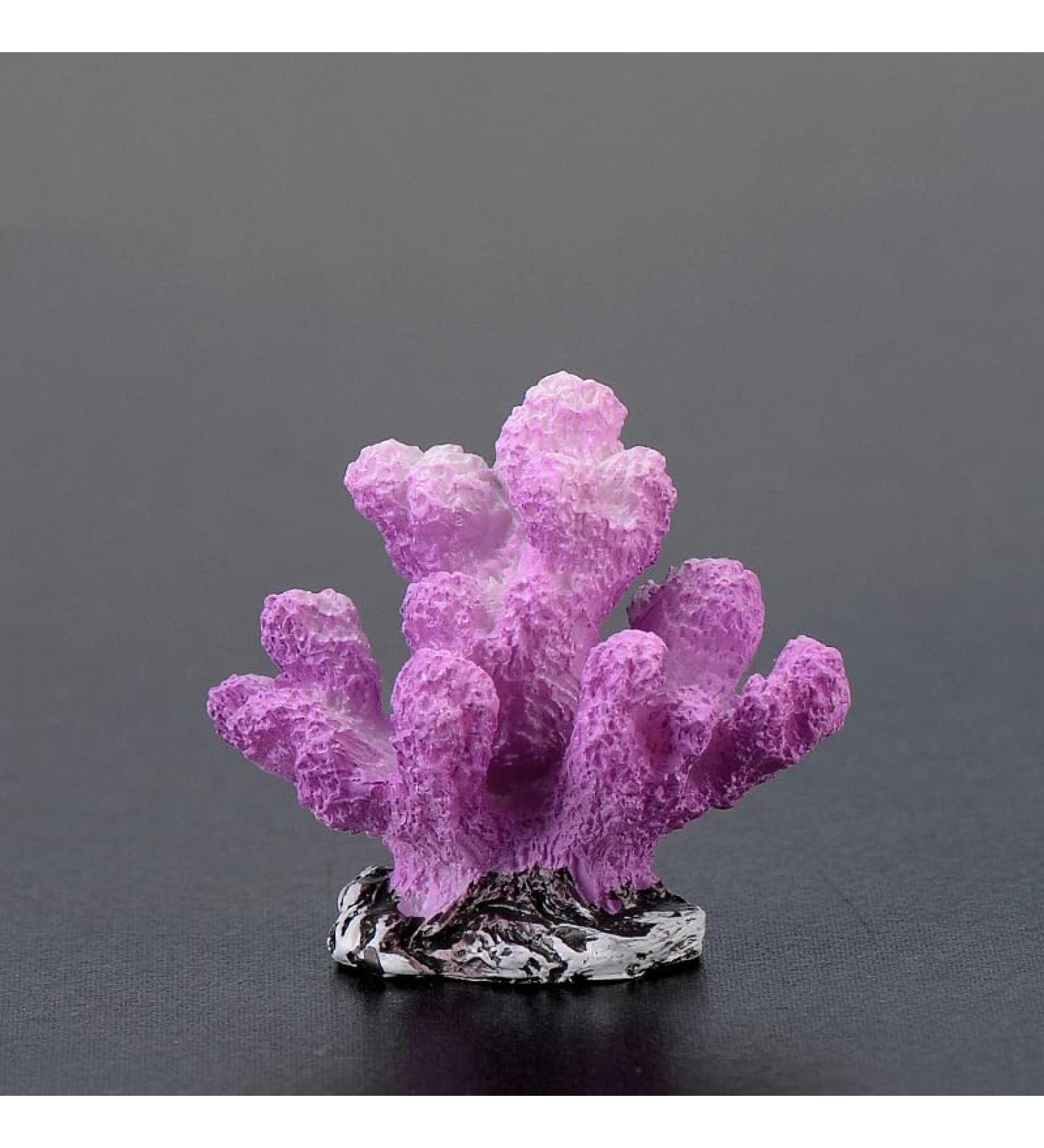 Movoja 2 PIECES Aquarium Decoration Corals - Purple Coral for Fresh & Saltwater Aquariums - Enhance Your Aquaristics with Stunning Decor - Buy Online on GoSupps.com