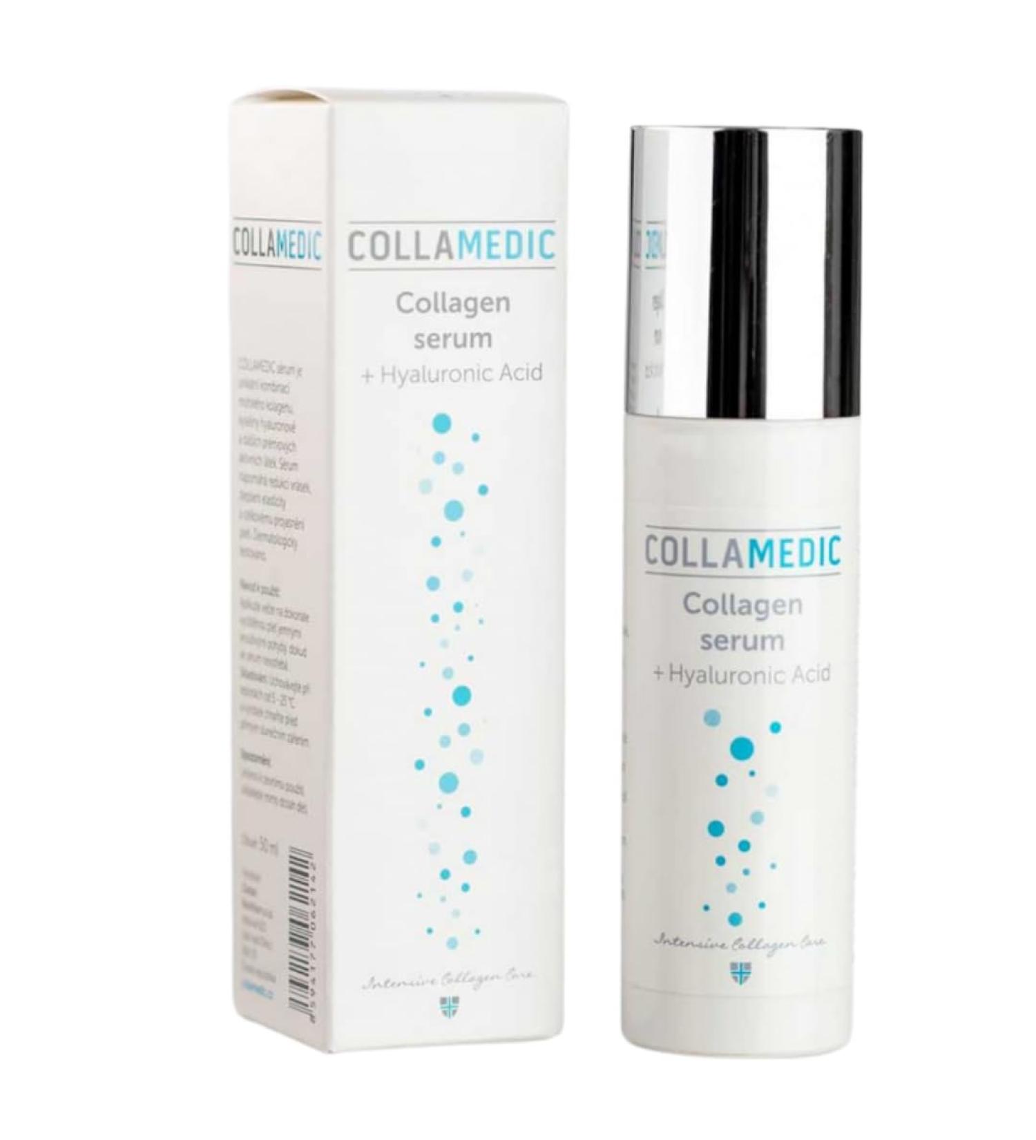 Buy Anti-Aging Collagen Serum with Hyaluronic Acid & Q10 - Pure Bioactive Marine Formula - Non-GMO Paraben & Silicone Free - 50 mL - Buy Online on GoSupps.com