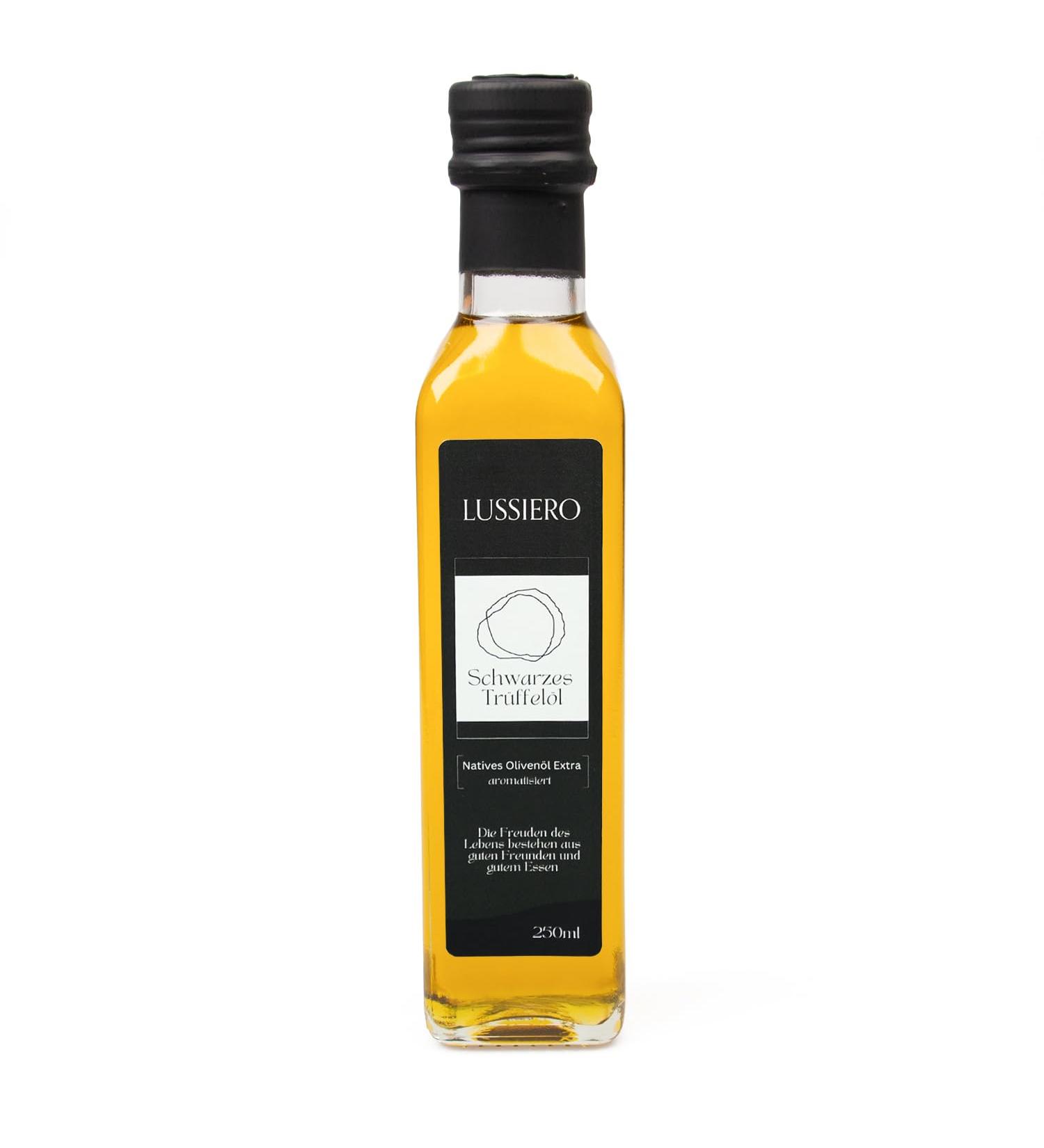 Lussiero Black Truffle Oil - Extra Virgin Summer Truffle Oil 250ml | Premium Gourmet Flavor for International Shipping - Buy Online on GoSupps.com