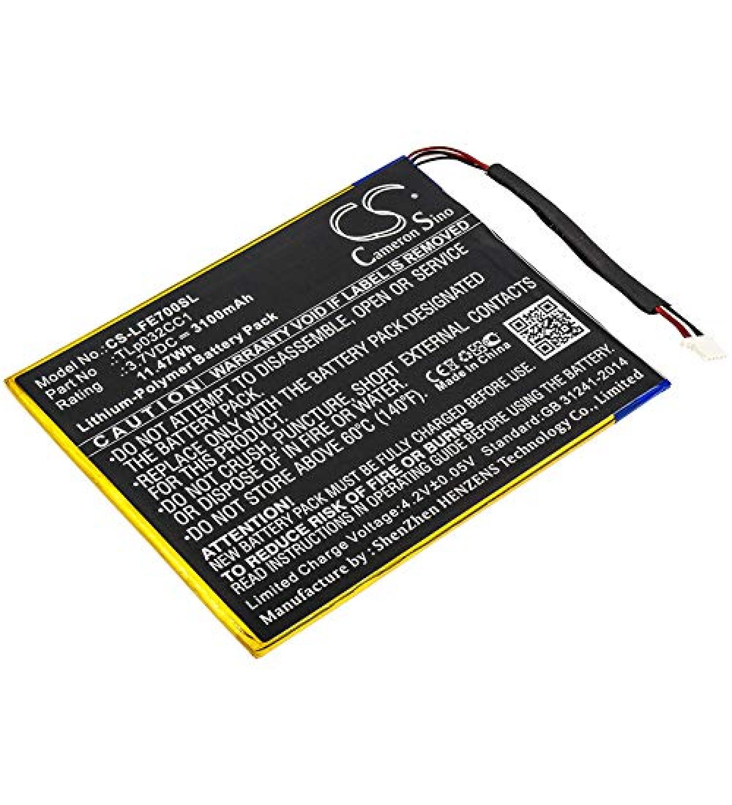 Buy 3100mAh Battery Replacement for Leapfrog 31576 Epic 7 TLp032CC1 | International Shipping Available - Buy Online on GoSupps.com