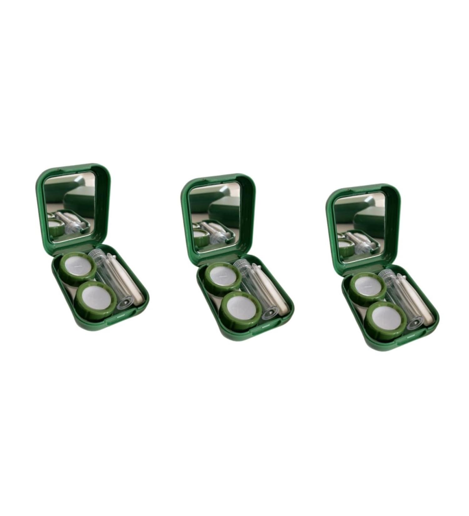 Partykindom Contact Lens Organizer - Small Plastic Container with Mirror Film for Eyes - Stylish & Invisible Organizer for Ladies - Buy Online on GoSupps.com