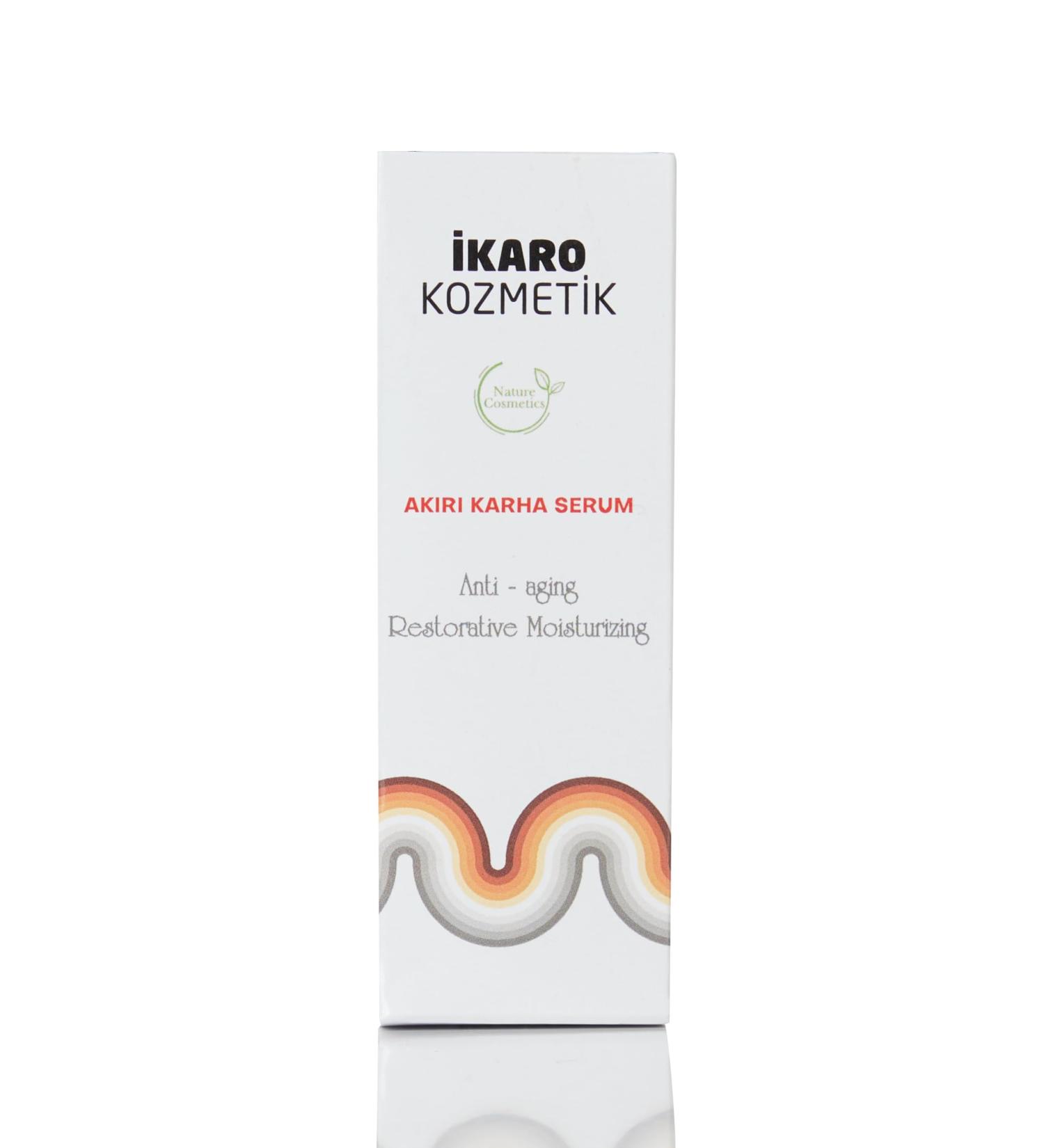 IKARO Anti-Aging Restorative Moisturizing Serum Muscle Strengthening Facial Symmetry Correction Reduces Sagging & Wrinkles - Buy Online on GoSupps.com