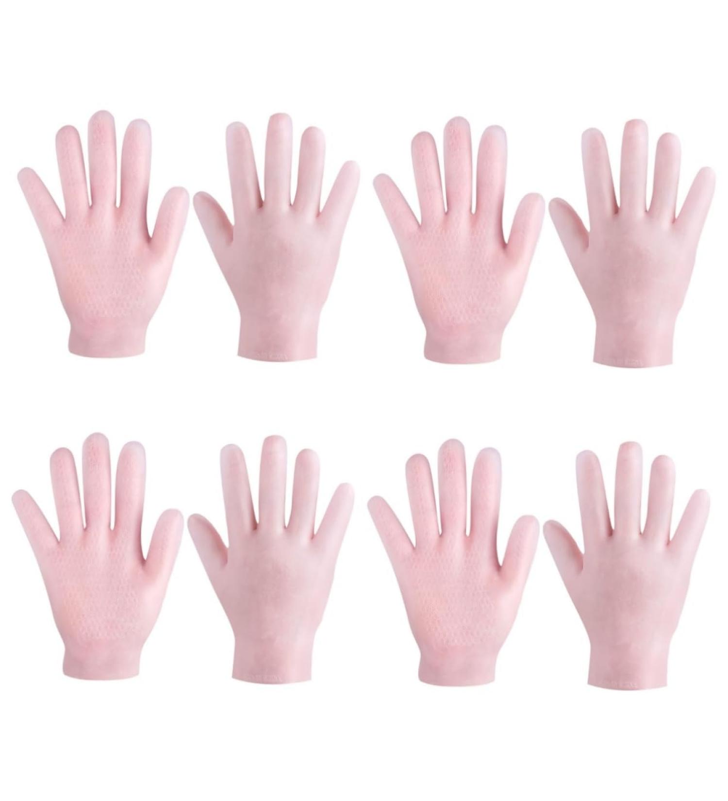 FRCOLOR 4 Pairs Nourishing Care Gloves Dry Hands Gloves Manicure Cuticle Spa Gloves Hand Grooming Gloves Dry Hands Supplies Cracked Heel Repair Miss Hand Gloves Pink Moisturizing Sebs - Buy Online on GoSupps.com