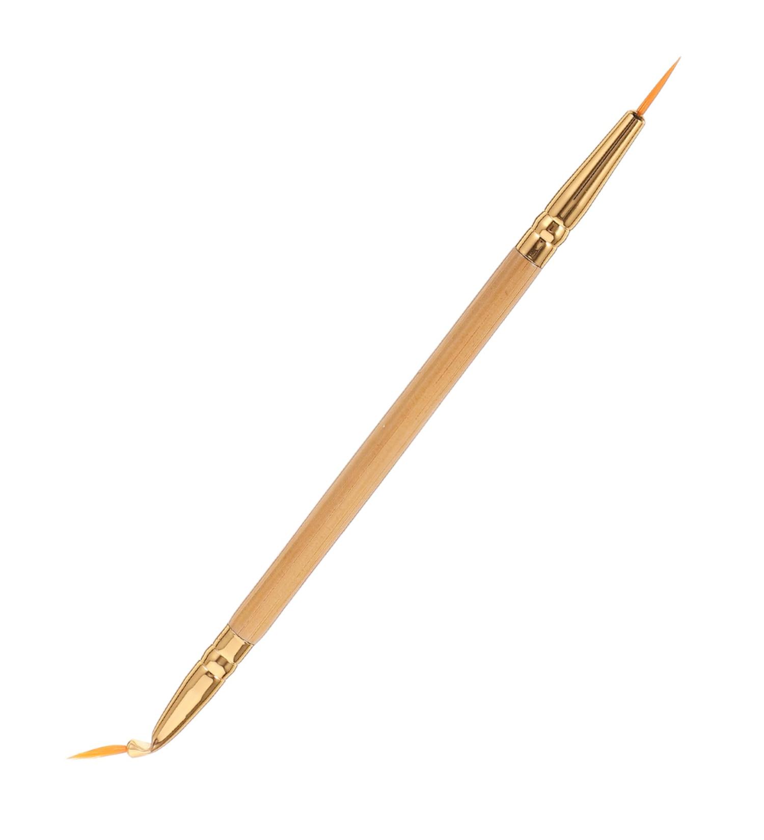 Baluue 1pcs Cosmetic Eyeliner Double Ended Eyeliner Brush Straight Bent Angled Brush Brush - Buy Online on GoSupps.com