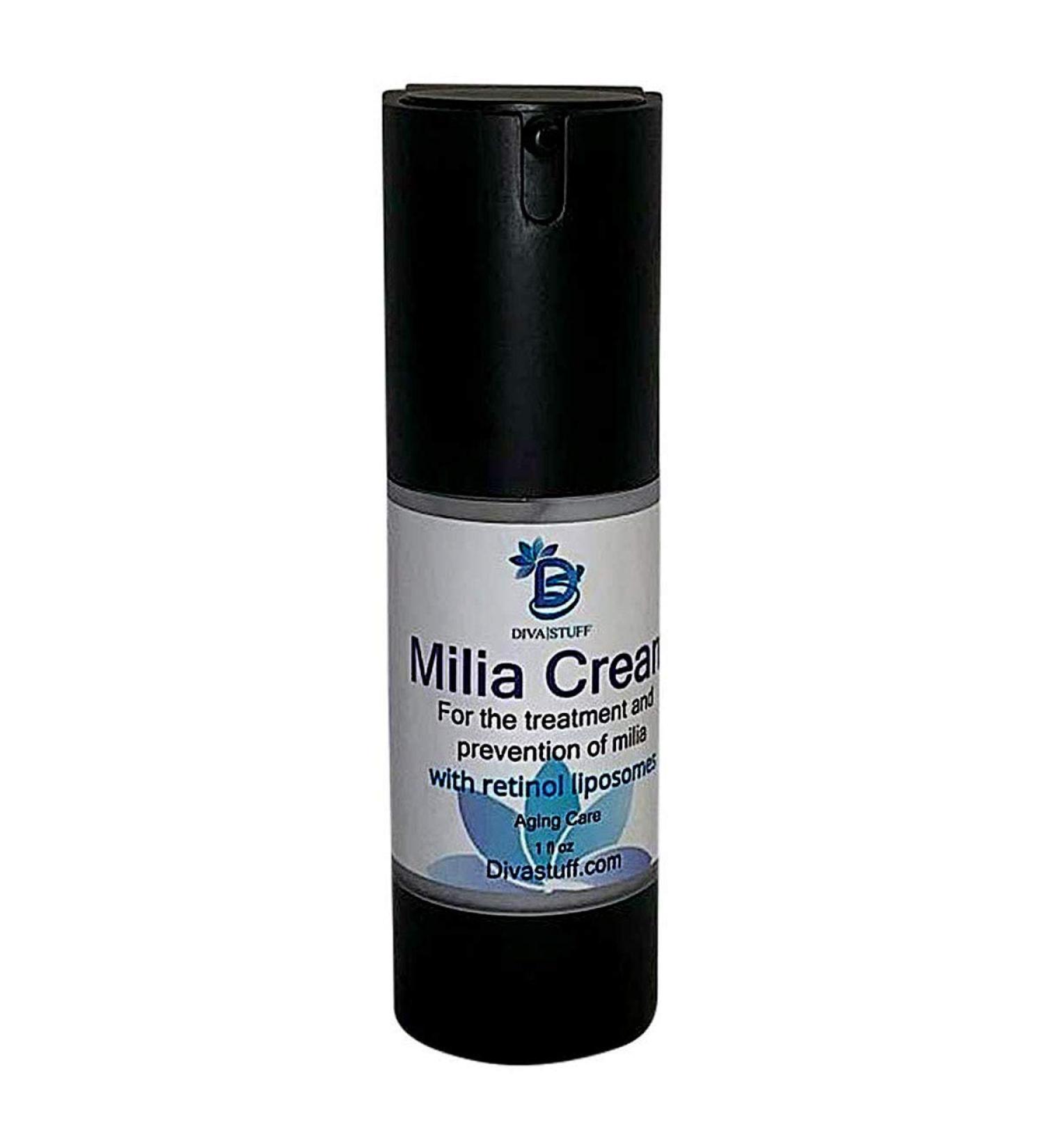 Milia Treatment Cream with Salicylic Acid, Retinol, Lipisomes, Olive Squalene, Lactic Acid - Diva Stuff - Buy Online on GoSupps.com