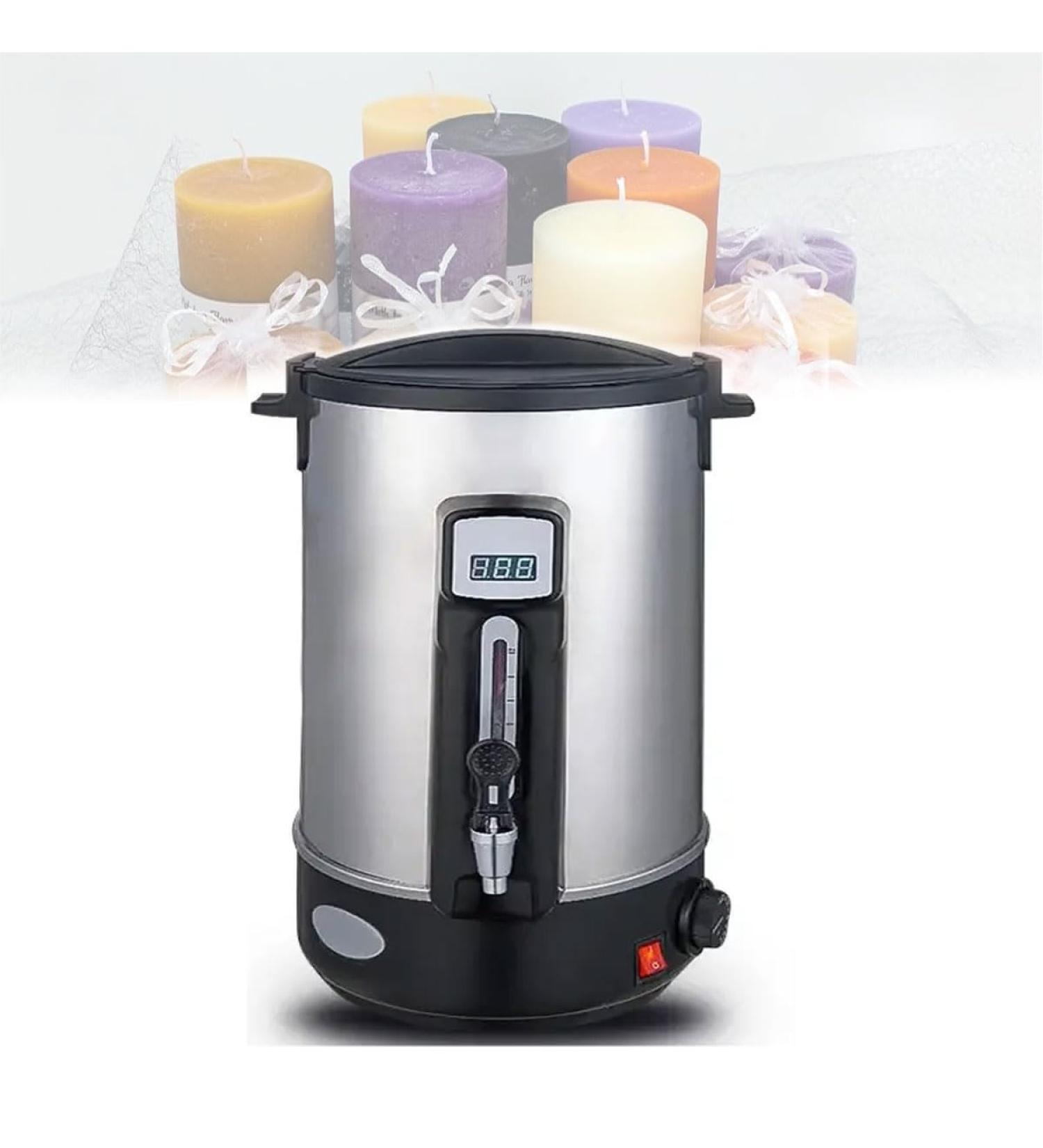 Josby Electric Candrail Pot - 10L Soap Melt Washer & 1500W Steel Paraffin Wax Heater with Digital Temperature Control for Caf Party & Outdoor Use - Buy Online on GoSupps.com