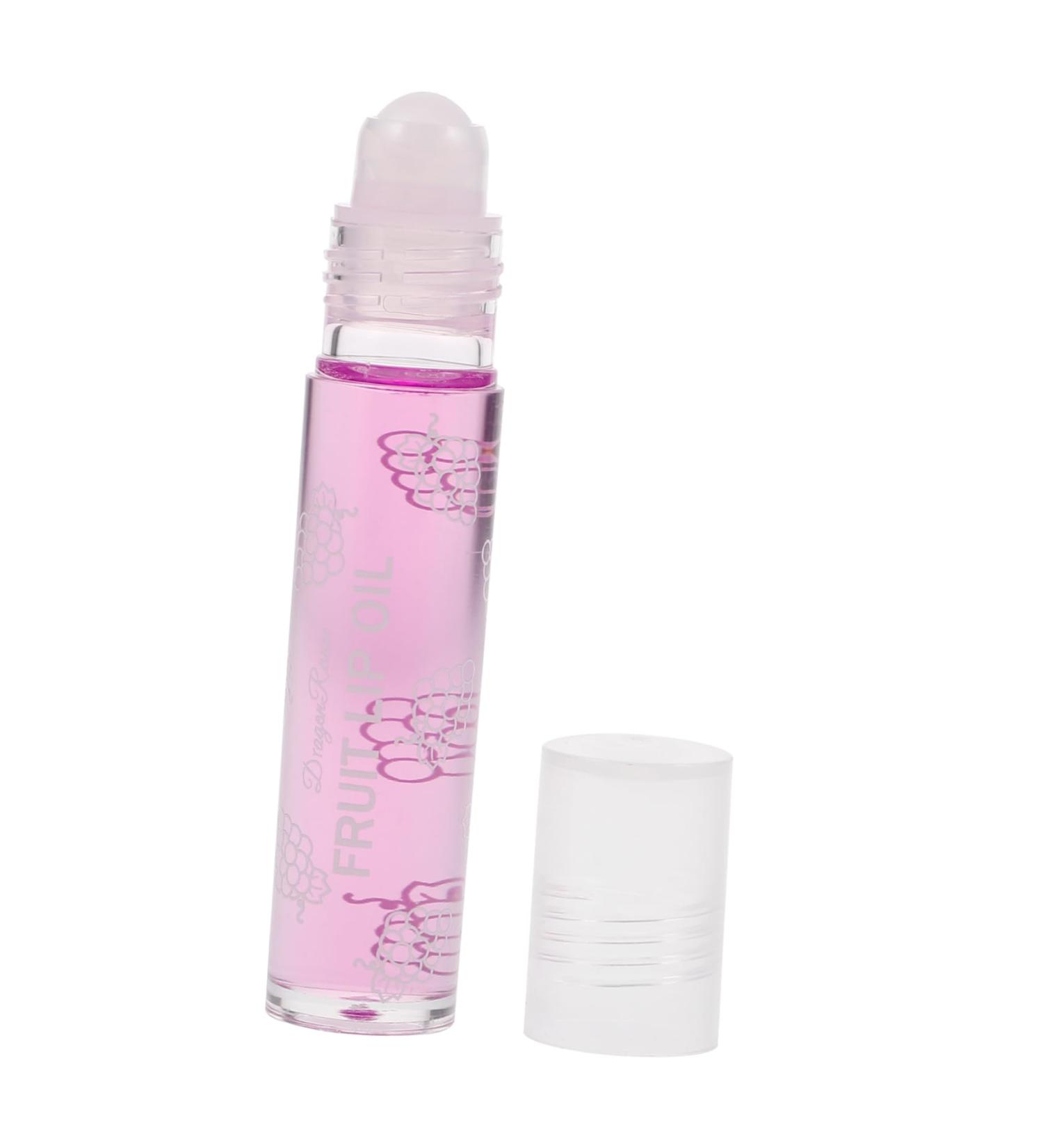  Beavorty Beavorty Lip Oil Hydrating and Moisturizing Roller Lip Gloss Hydrating Lip Oil Fruit Flavored Lipstick Night Lip Mask Hydrating Lip Gloss Fruit Lip Oil Lip Color Purple Liquid - Buy Online on GoSupps.com