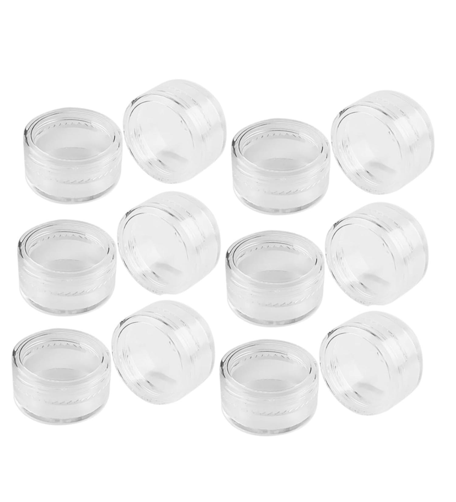 Beavorty Travel Bottles - 50pcs Small Round Jars for Glitter & Cosmetics | Perfect for Travel - Buy Online on GoSupps.com