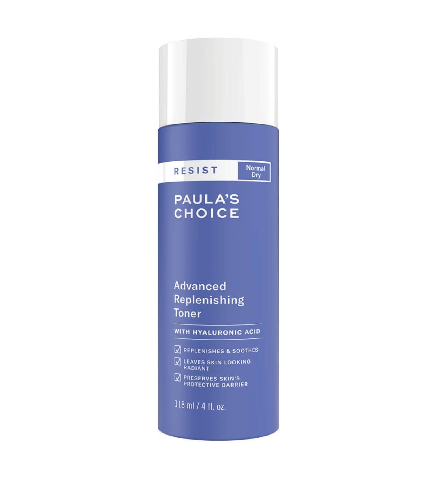 Paula's Choice Resist anti -aging facial toner - rich toner for wrinkles & reduces redness - the skin moisturizes with hyaluronic acid - normal to dry skin - 118 ml