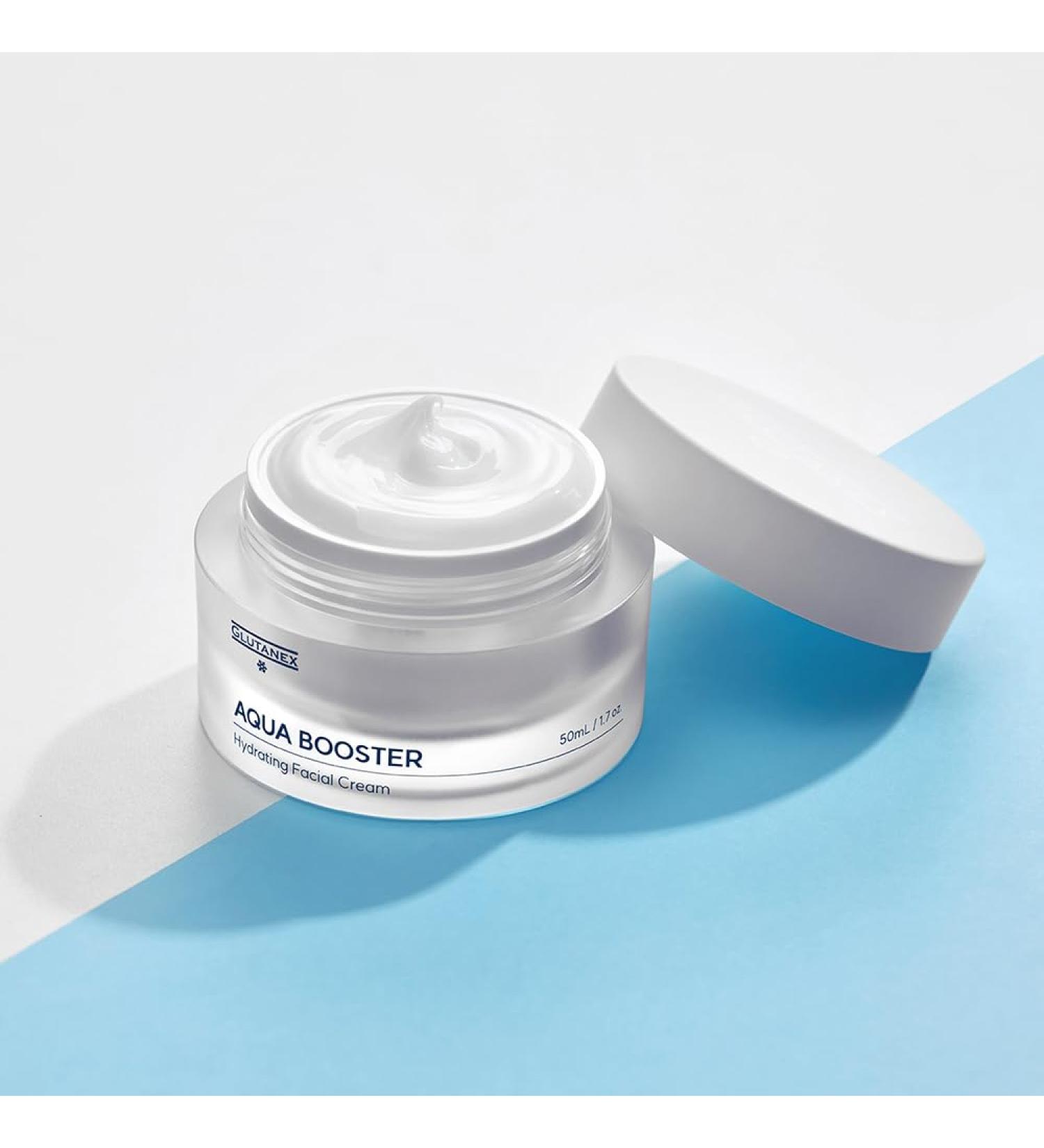 Glutanex Aqua Booster Hydrating Facial Cream, 50ml / 1.7fl oz - Buy Online on GoSupps.com