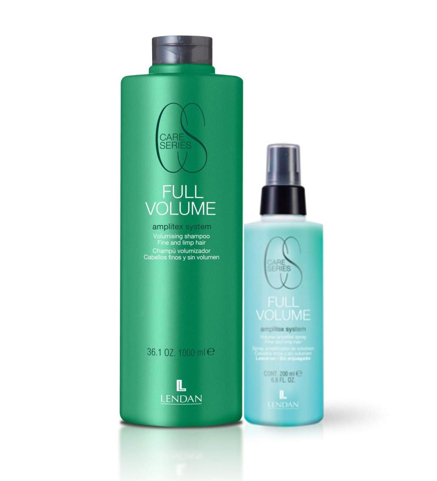  Lendan Lendan Full Volume Volumizing Shampoo for Fine Hair 1000 ml + Leave-on Amplifying Spray 200 ml - Buy Online on GoSupps.com