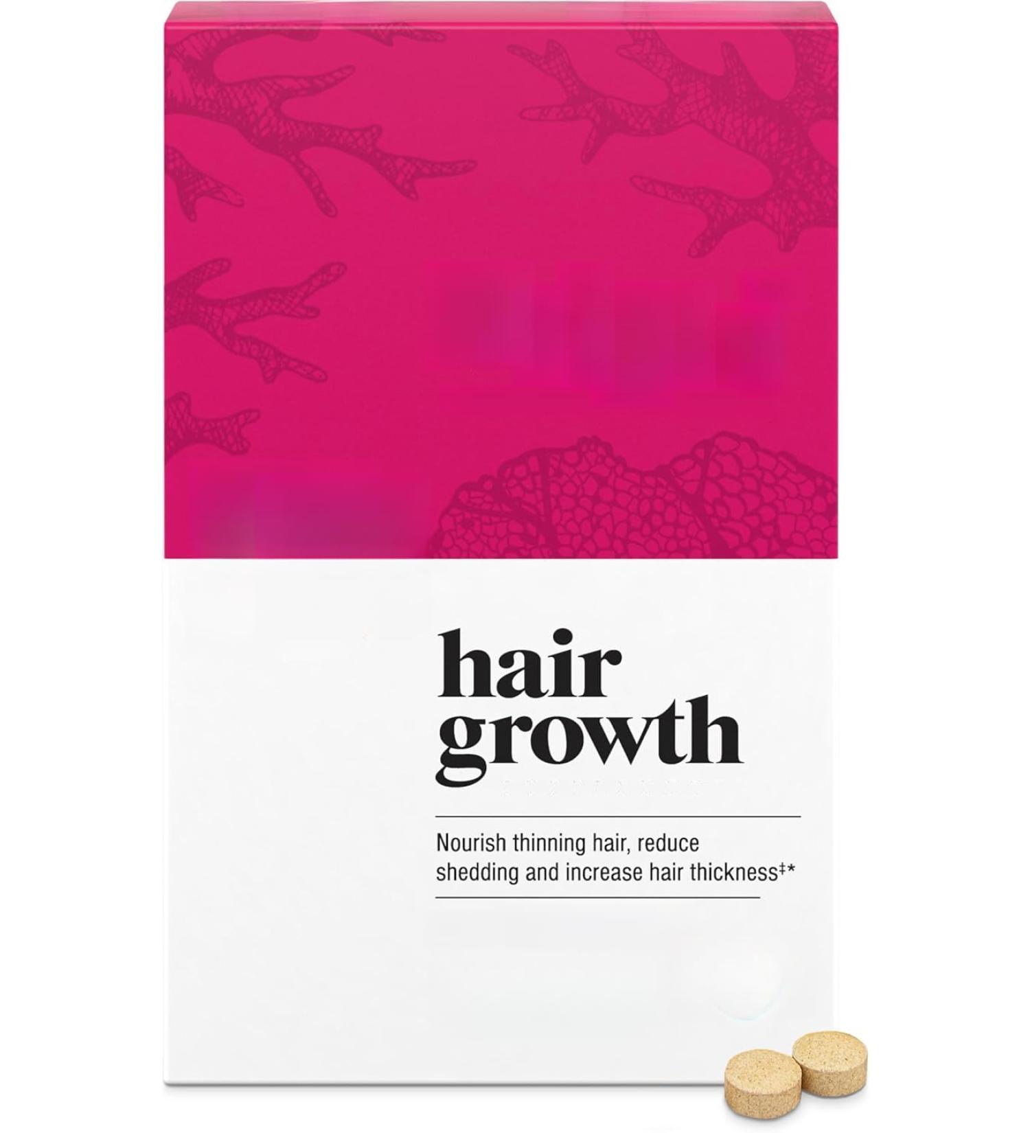 Womens hair growth supplement for thicker fuller hair nourishes thinning hair and hair loss - Buy Online on GoSupps.com