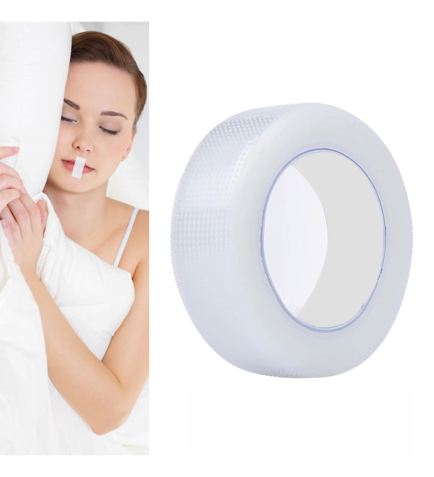 Mouth Strips Sleep Tapes | Gentle Snore Reducing Strips | Medical Grade Microporous | Breathable Nighttime Tape | Easy Tear | 1 Roll 354inches - Buy Online on GoSupps.com