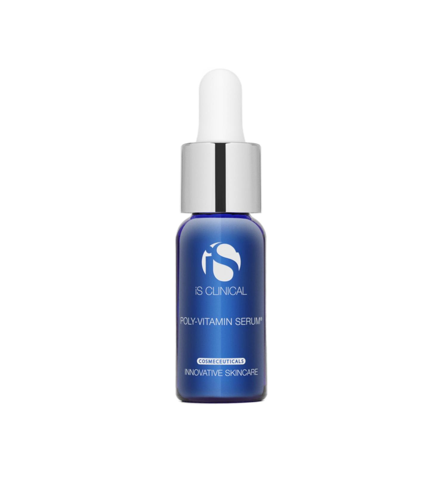 iS CLINICAL Poly-Vitamin Serum Hydrating Serum containing Niacinamide, Hyaluronic Acid, and Retinol Serum for Face 0.5 Fl Oz (Pack of 1) - Buy Online on GoSupps.com