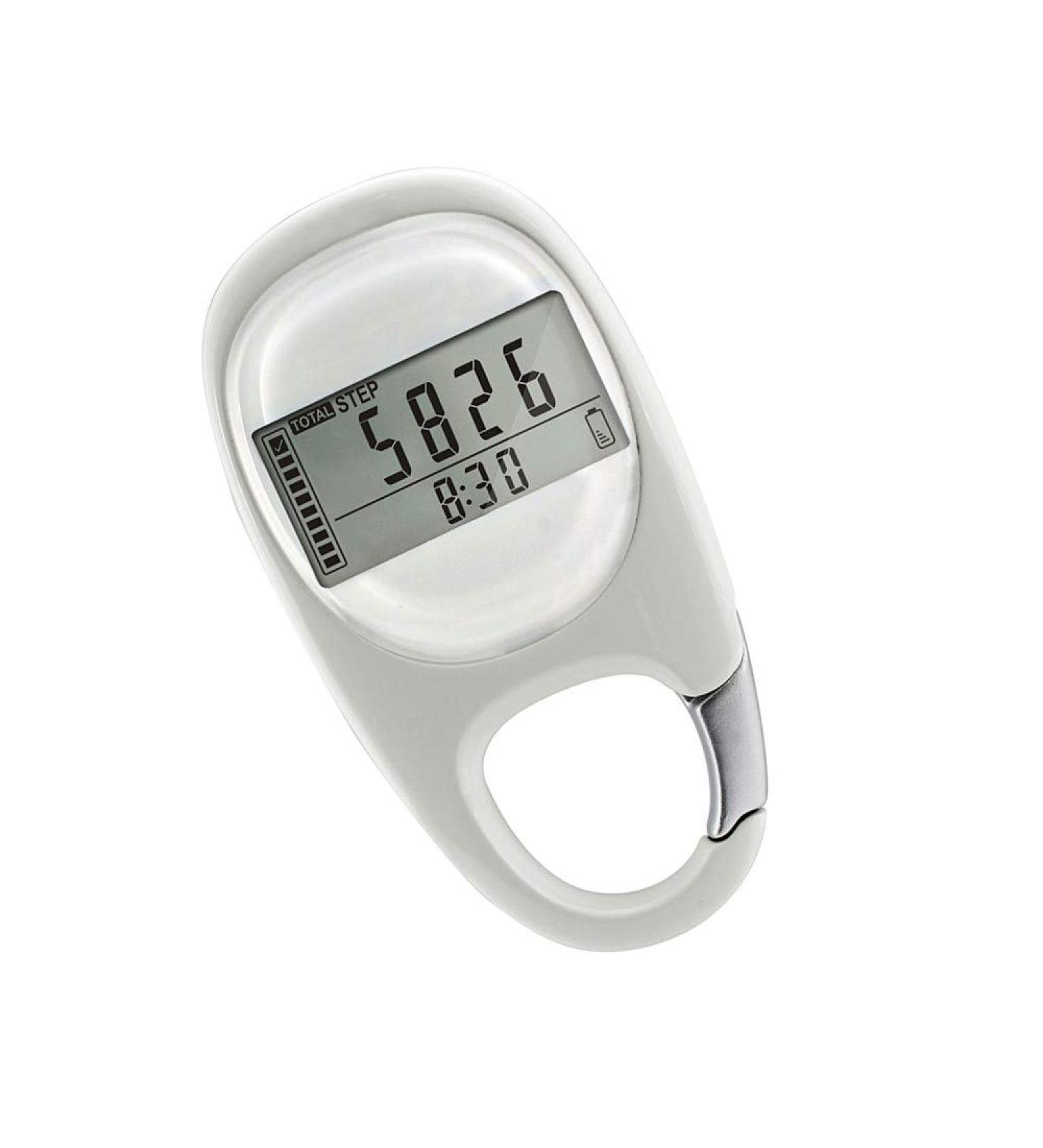 3D Pedometer Clip - Accurate Step & Mile Tracker for Men Women & Kids | International Shipping Available - Buy Online on GoSupps.com