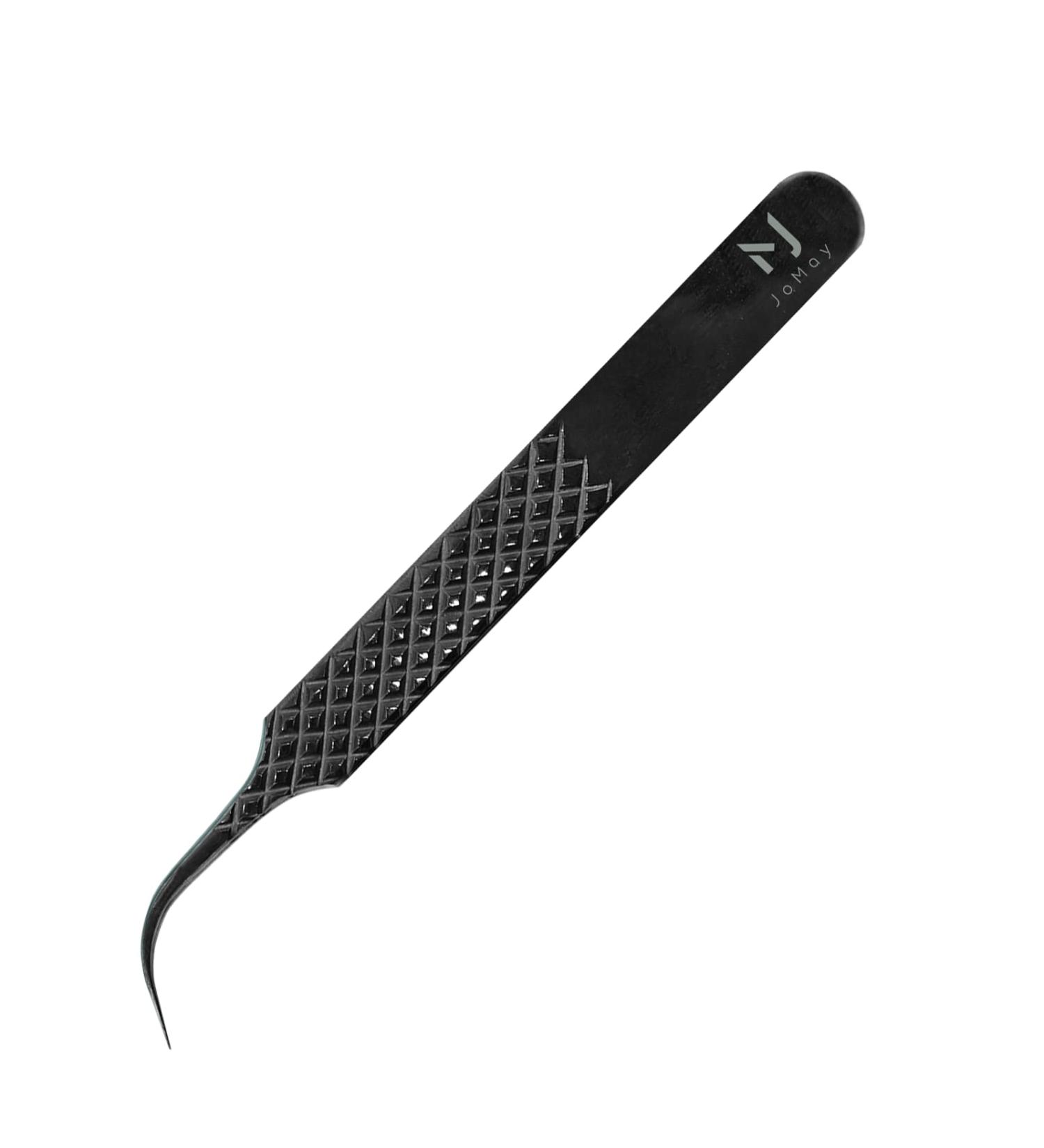 Professional Stainless Steel Eyelash Extension Tweezers | High Precision Volume Tweezers (JM2-4 Black) - International Shipping Available - Buy Online on GoSupps.com