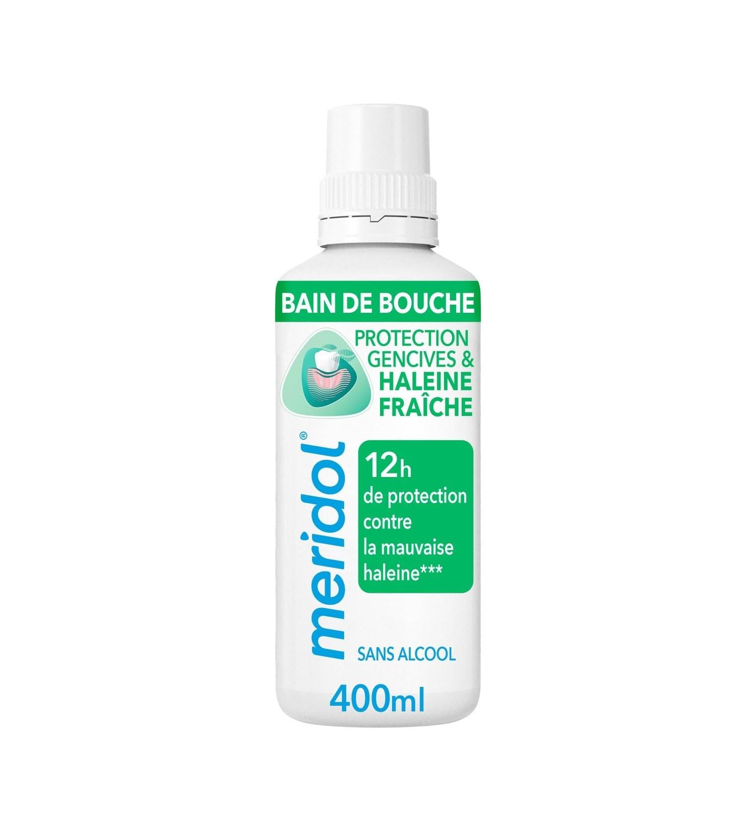 MERIDOL Soin Efficace pour Gencives Sensibles et Haleine Fra che Bain de Bouche 400ml - lot de 3 - Vendu par Lot