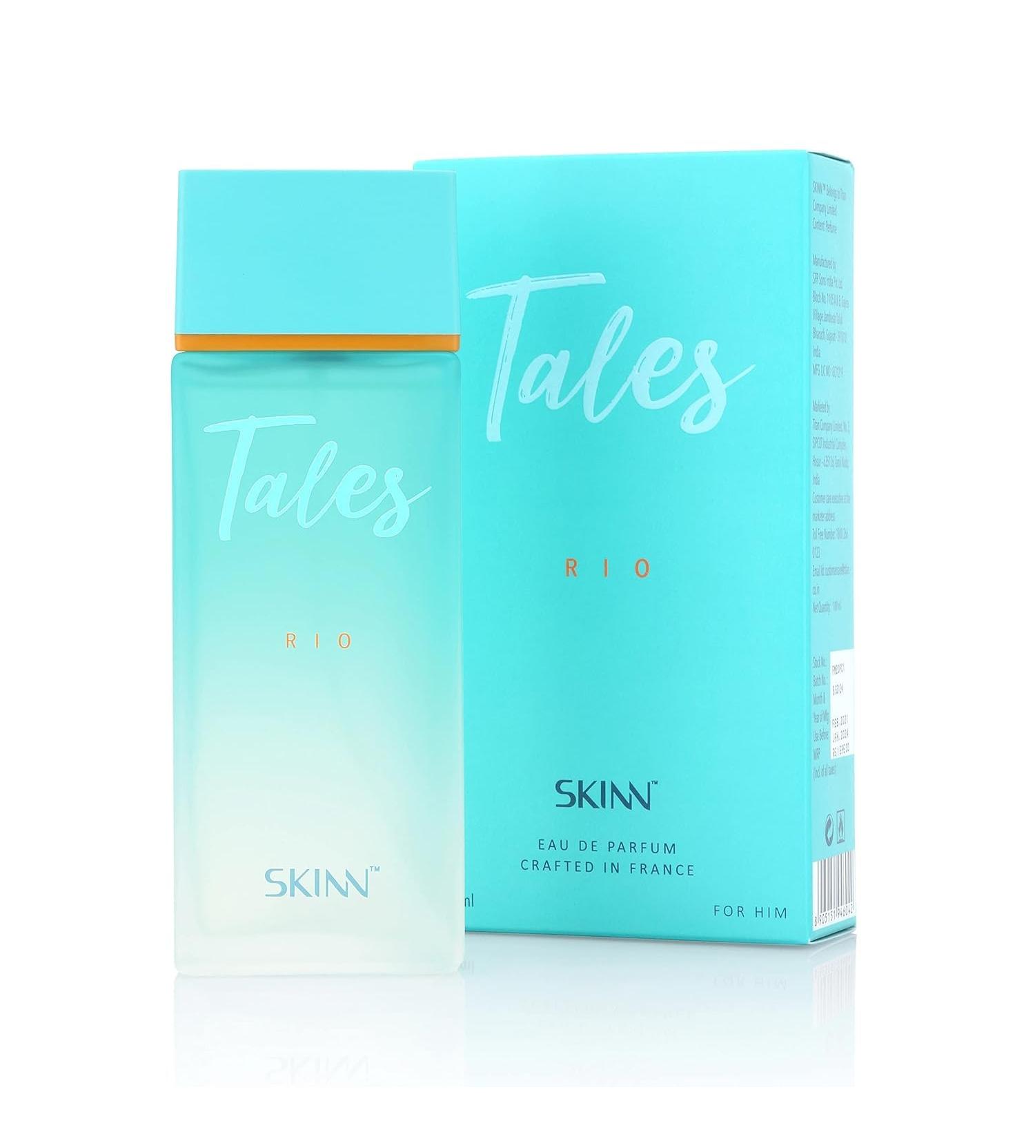 Skinn By Titan Tales Rio Aquatic Eau De Liquid Parfum For Men's 100 Ml - Buy Online on GoSupps.com