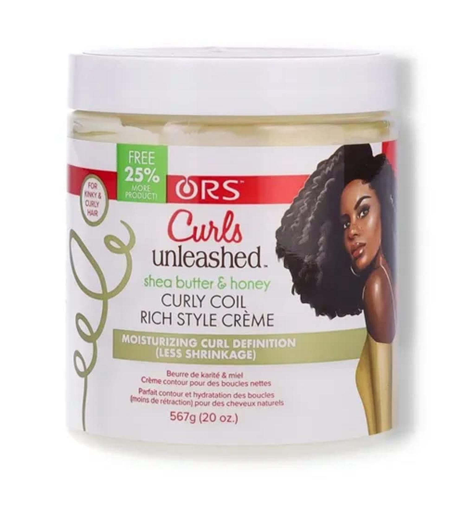 Curls Unleashed Shea Butter & Honey Curly Coil Creme - Moisturizing & Curl Definition - 19.2 oz - Buy Online on GoSupps.com