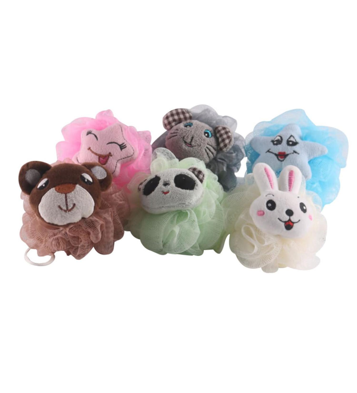 FOMIYES 6pcs Exfoliating Bath Sponges & Loofah Set - Perfect for Skin Care & Relaxation | International Shipping Available - Buy Online on GoSupps.com