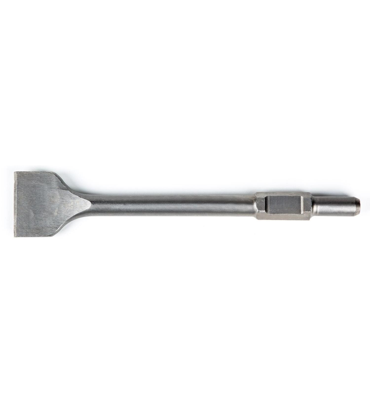 TR Industrial Hex Shank Scraping Chisel, 3 Inch x 12 Inch