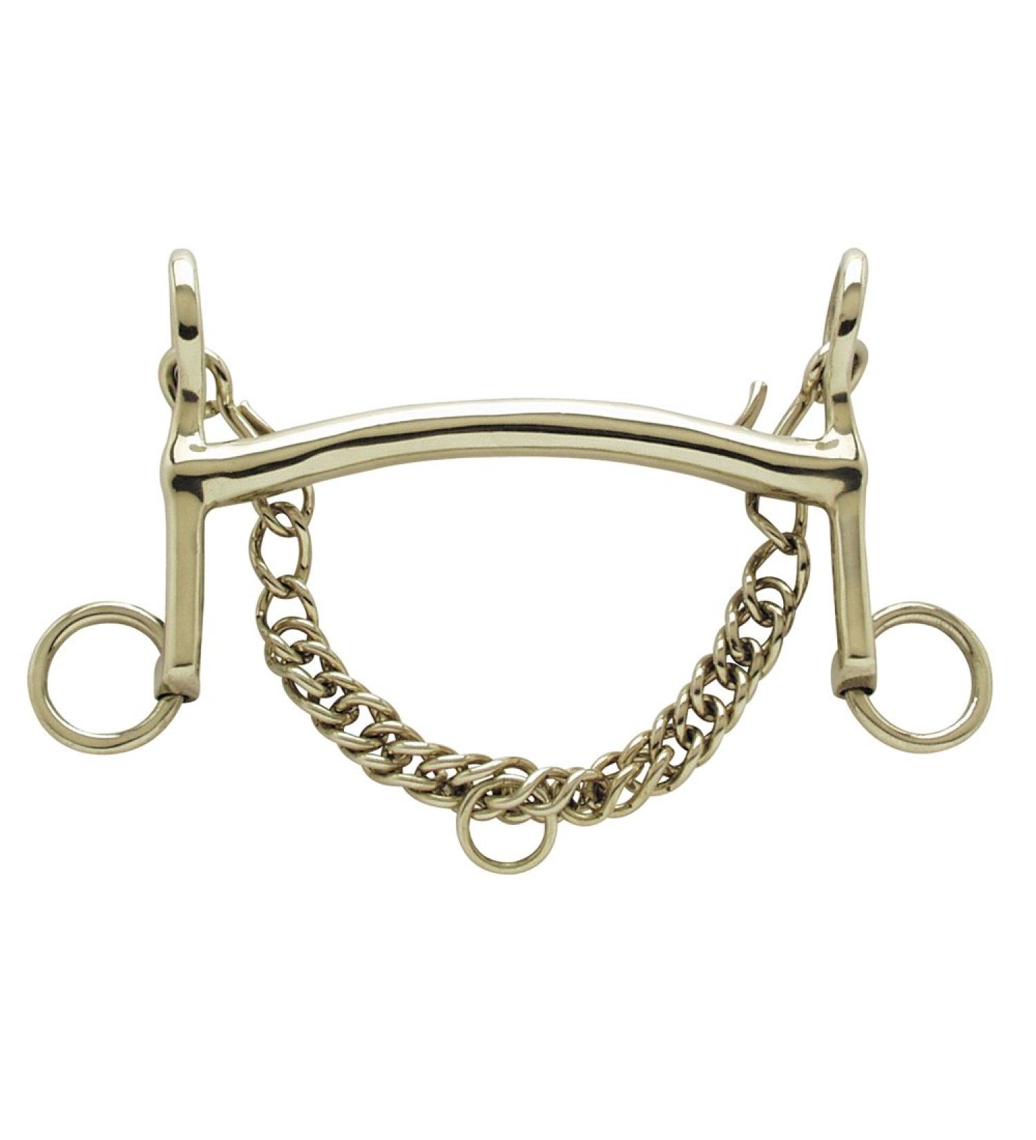 Baby curb bit Argentan 13.5cm 13.5 cm silver