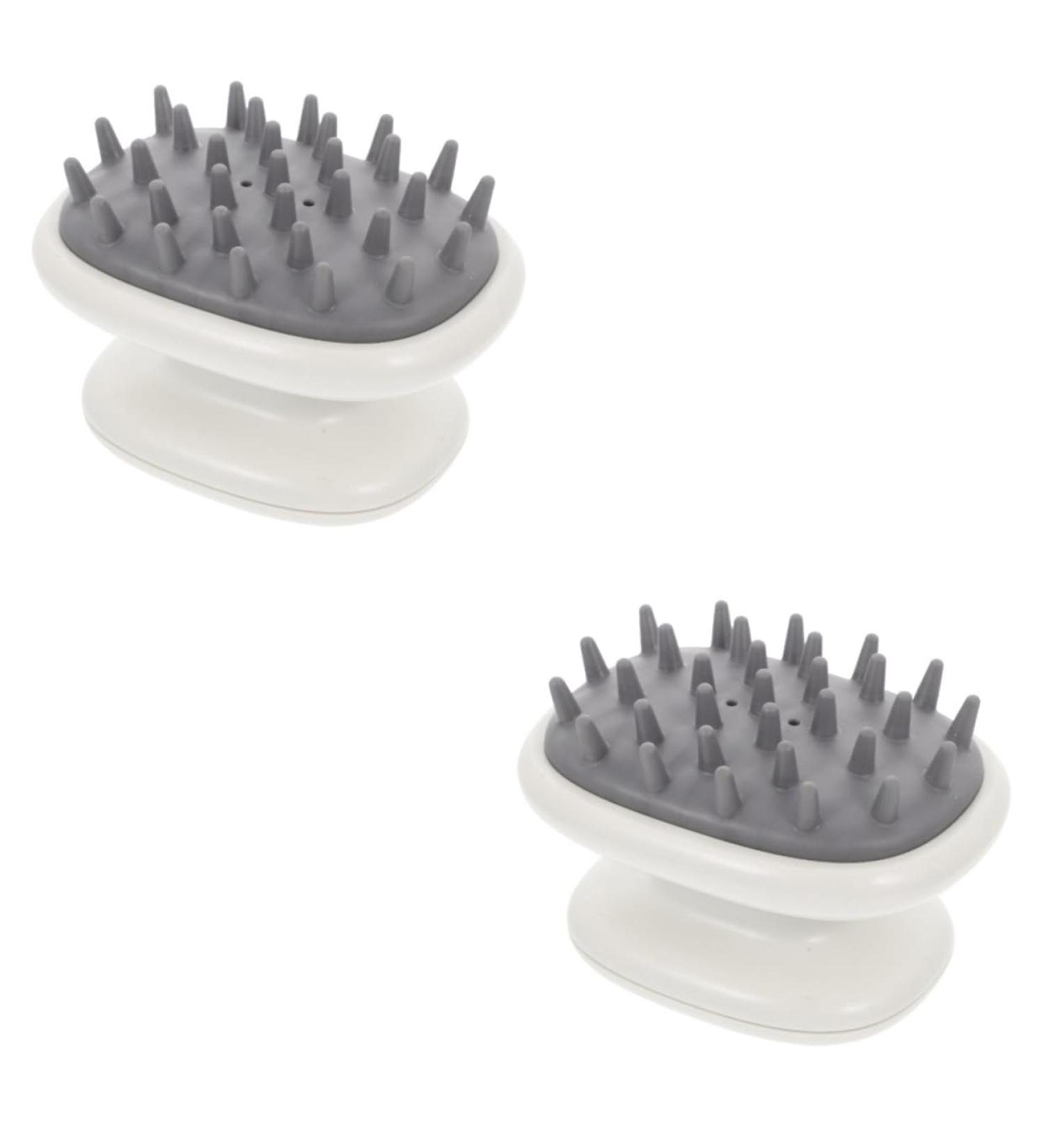 Frcolor 2-in-1 Shampoo Brush & Scalp Massager - Gentle Hair Washing & Pedicure Tool - Spa Quality Shower Head Cleaning - Buy Online on GoSupps.com