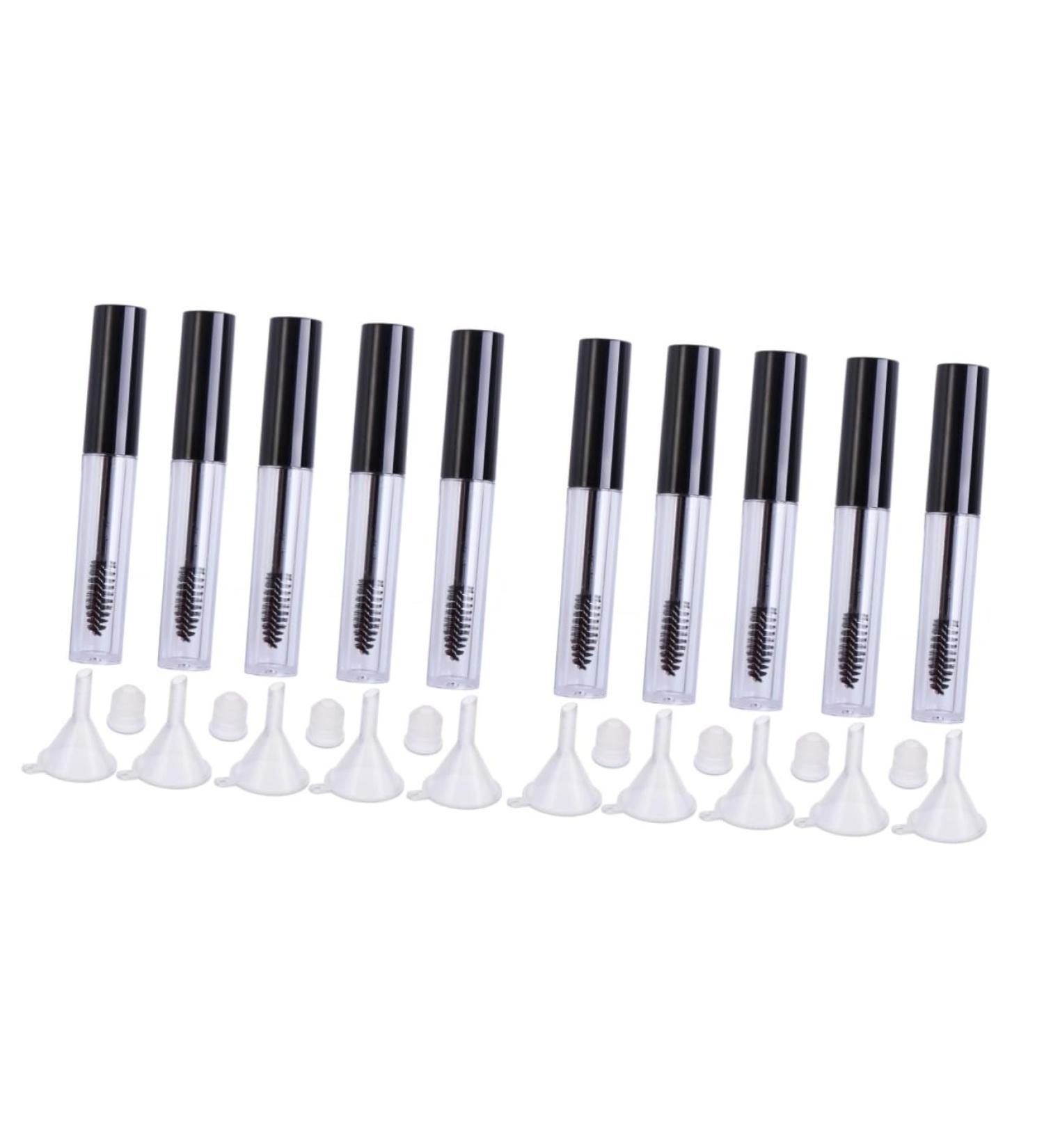 Outanaya 10 Pcs Eyelash Brush Tube Empty Tube Eyelash Serum Bottle Empty Mascara Bottle Storing Eyelash Cream - Buy Online on GoSupps.com