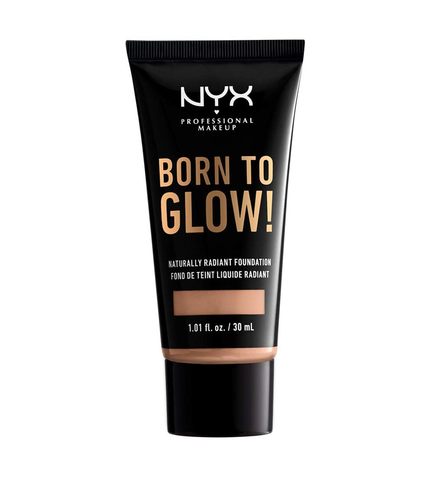 NYX PROFESSIONAL MAKEUP Born To Glow Naturally Radiant Foundation Medium Coverage - Soft Beige Beige 30 g (Pack of 1) - Buy Online on GoSupps.com