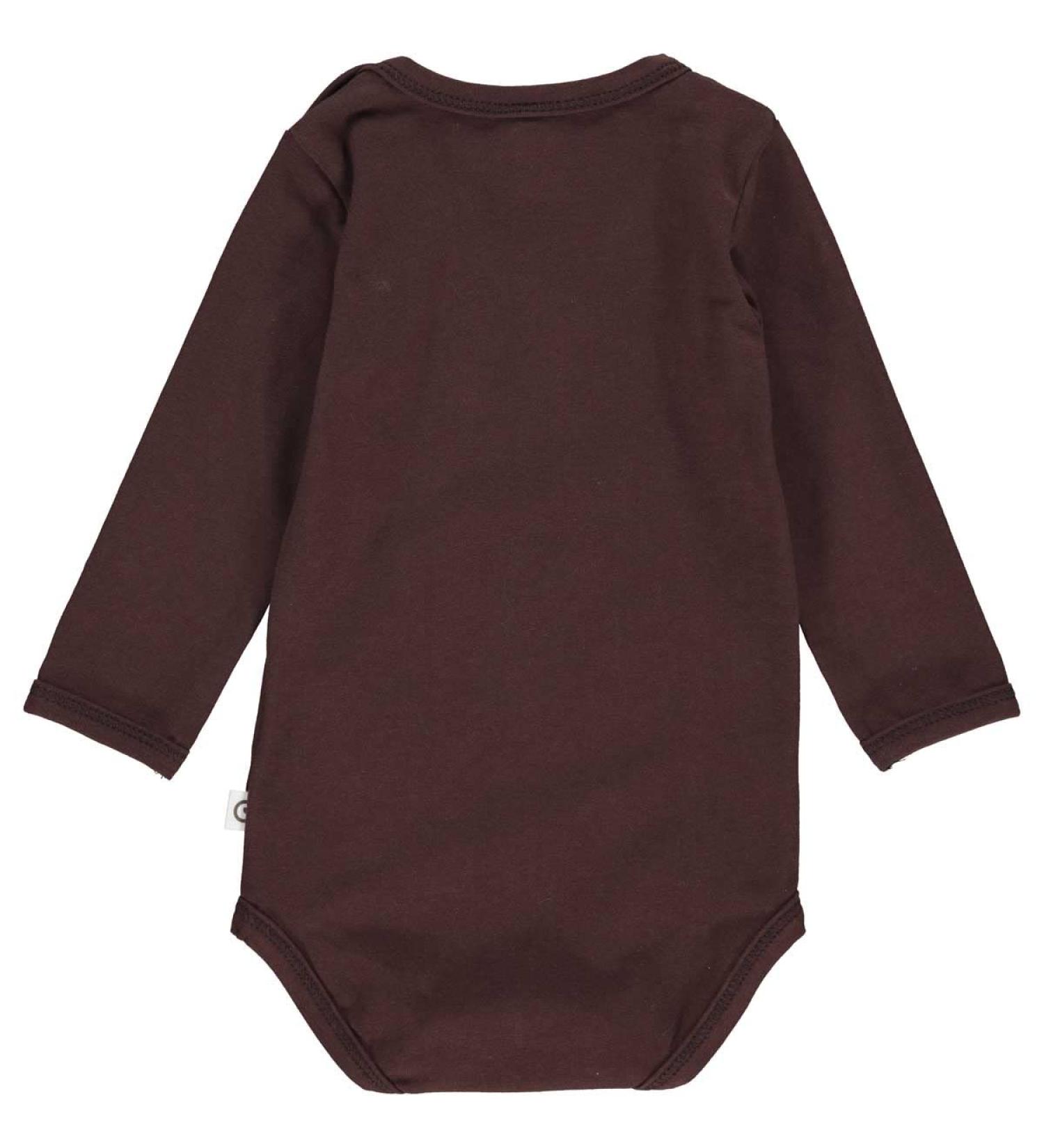 M sli by Green Cotton Baby Boys Dachshund Print Body and Toddler Sleepers 92 Coffee