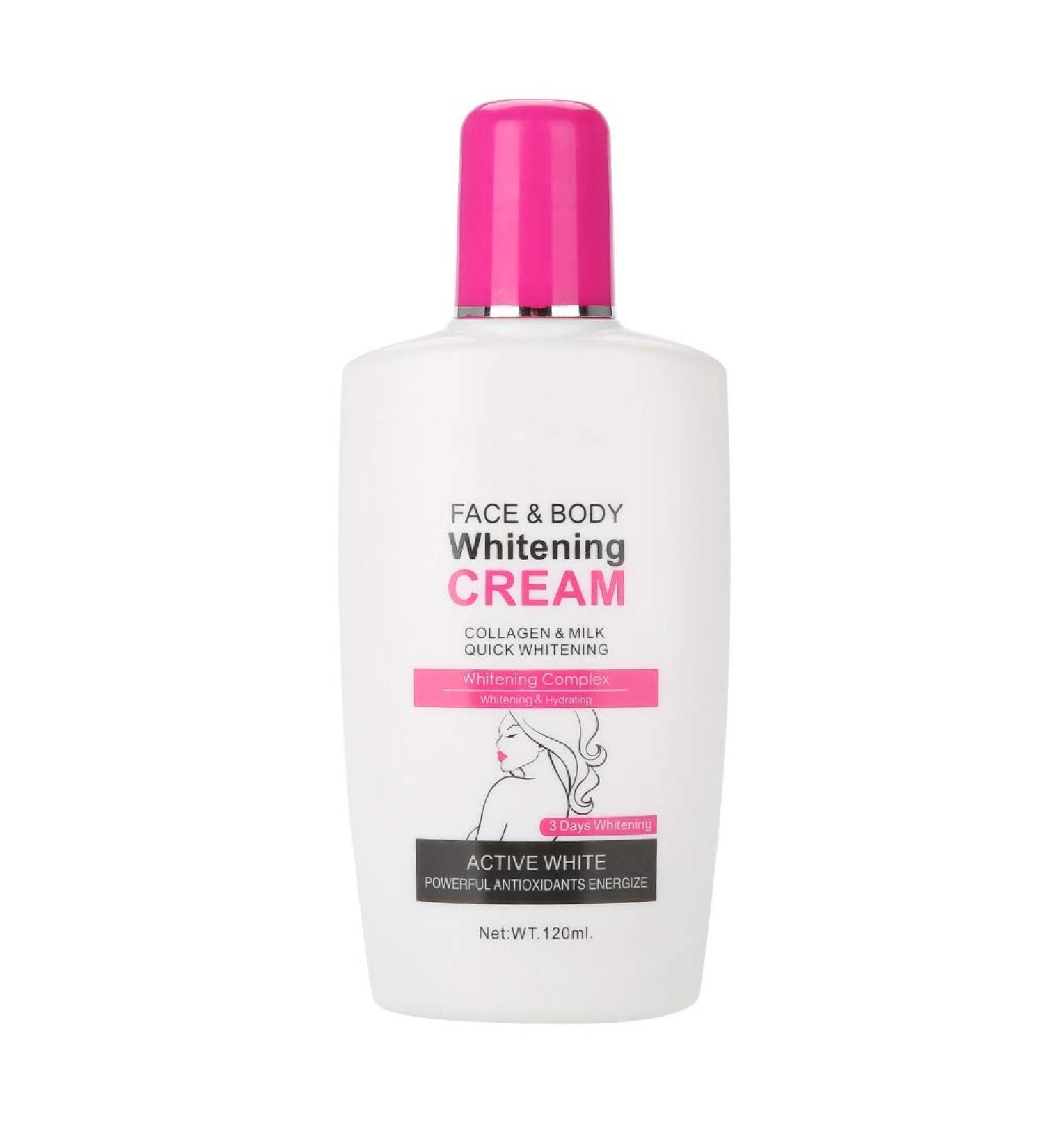 Daily Moisturizing Lotion - Milk Whitening Body Cream | Nourishing Skin Care for All Skin Types - 120g - Buy Online on GoSupps.com