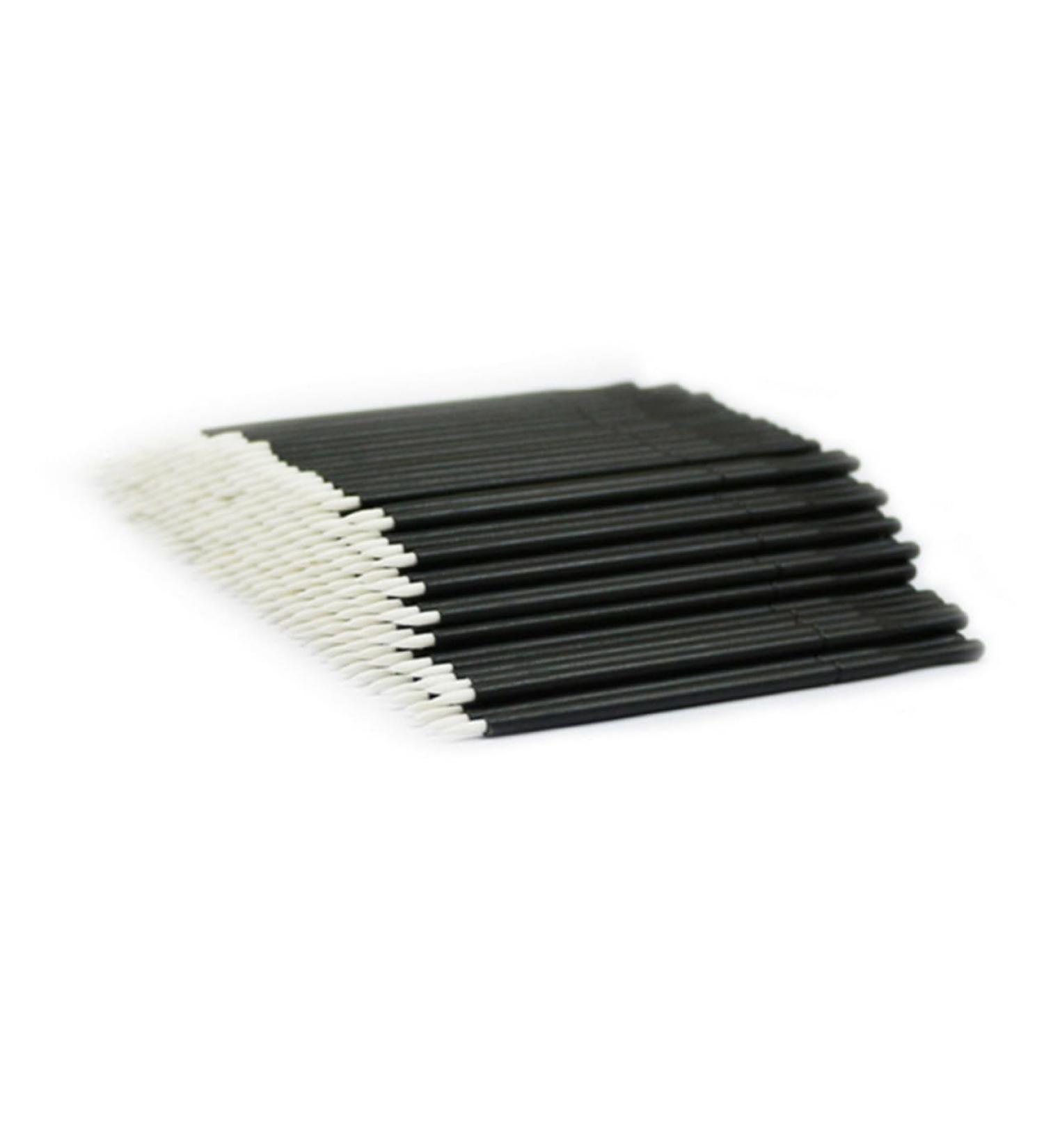BELLIFFY 100pcs Eye Makeup Tools Eyeliner Smudge Brush Lip Scrubber Tool Eyeliner Applicator Tool 15cmX10cm Black - Buy Online on GoSupps.com