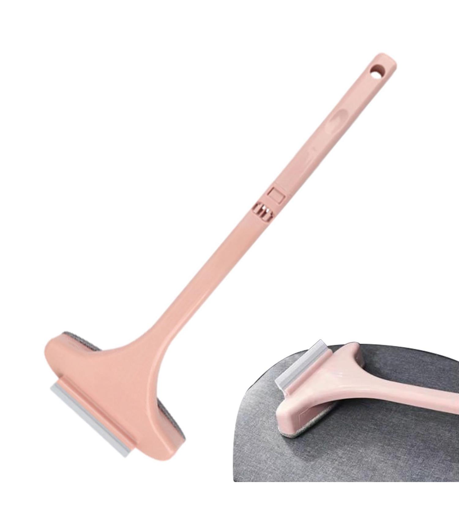 Generic Window Screen Cleaning Brush - Window Scraper Brush Reusable Window Cleaner Tool Wet And Dry Dual-Use Washing Equipment For Countertops Wall Wardrobes Sofa Pink - Buy Online on GoSupps.com