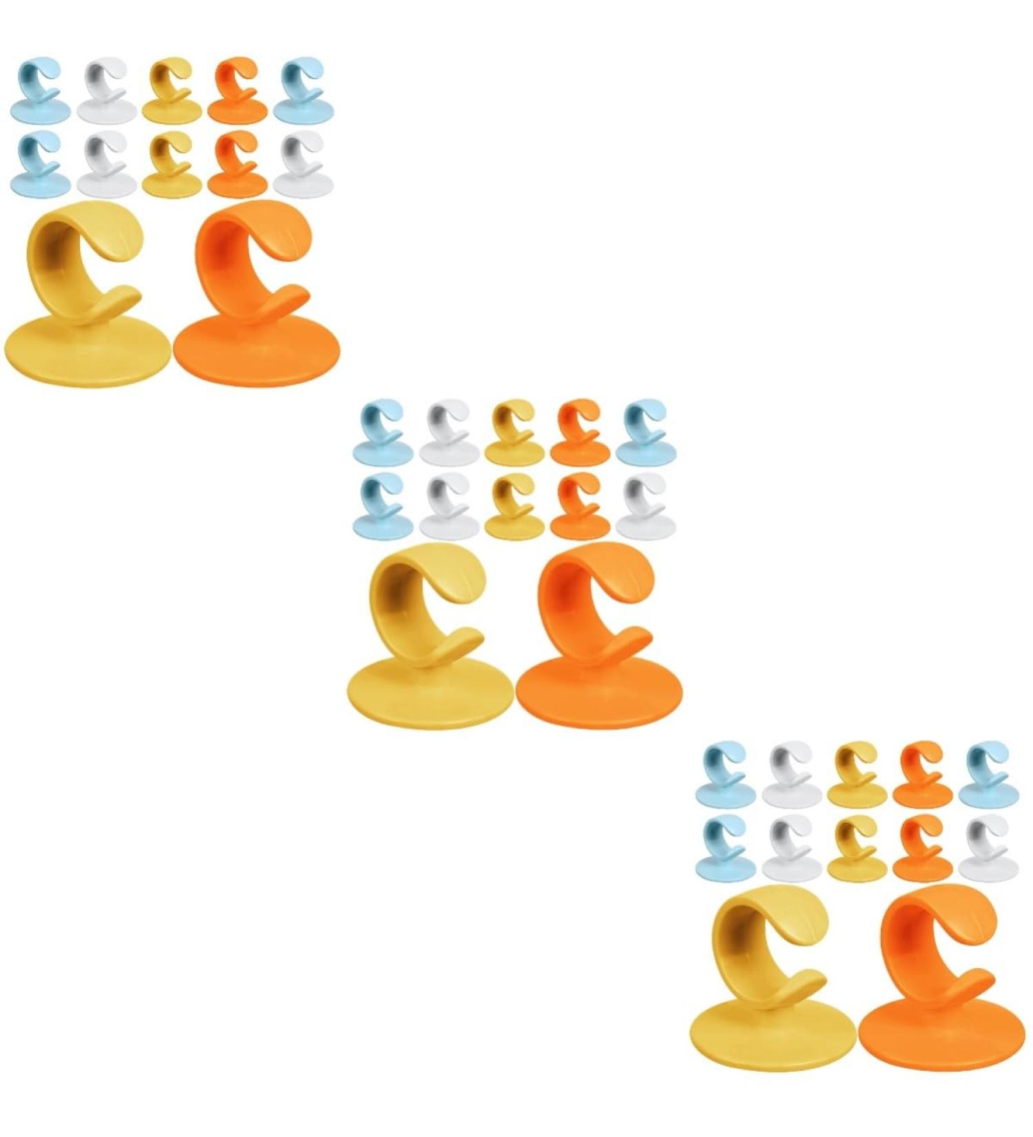 Zerodeko 36 Stk Free Nail Hooks - Self-Adhesive Decorative Wall Hooks for Cloak & Headphones - Ideal for Entrances | Durable ABS Design - Buy Online on GoSupps.com