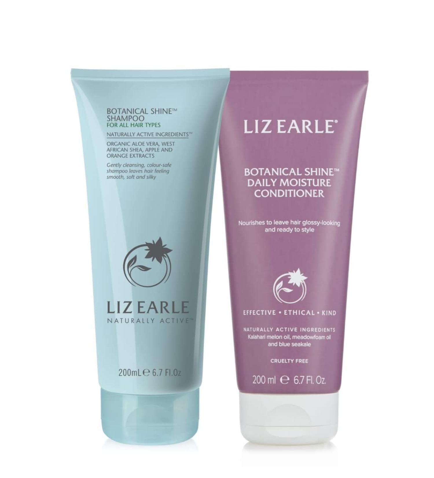 Liz Earle Botanical Shine Shampoo and Conditioner Duo - Buy Online on GoSupps.com