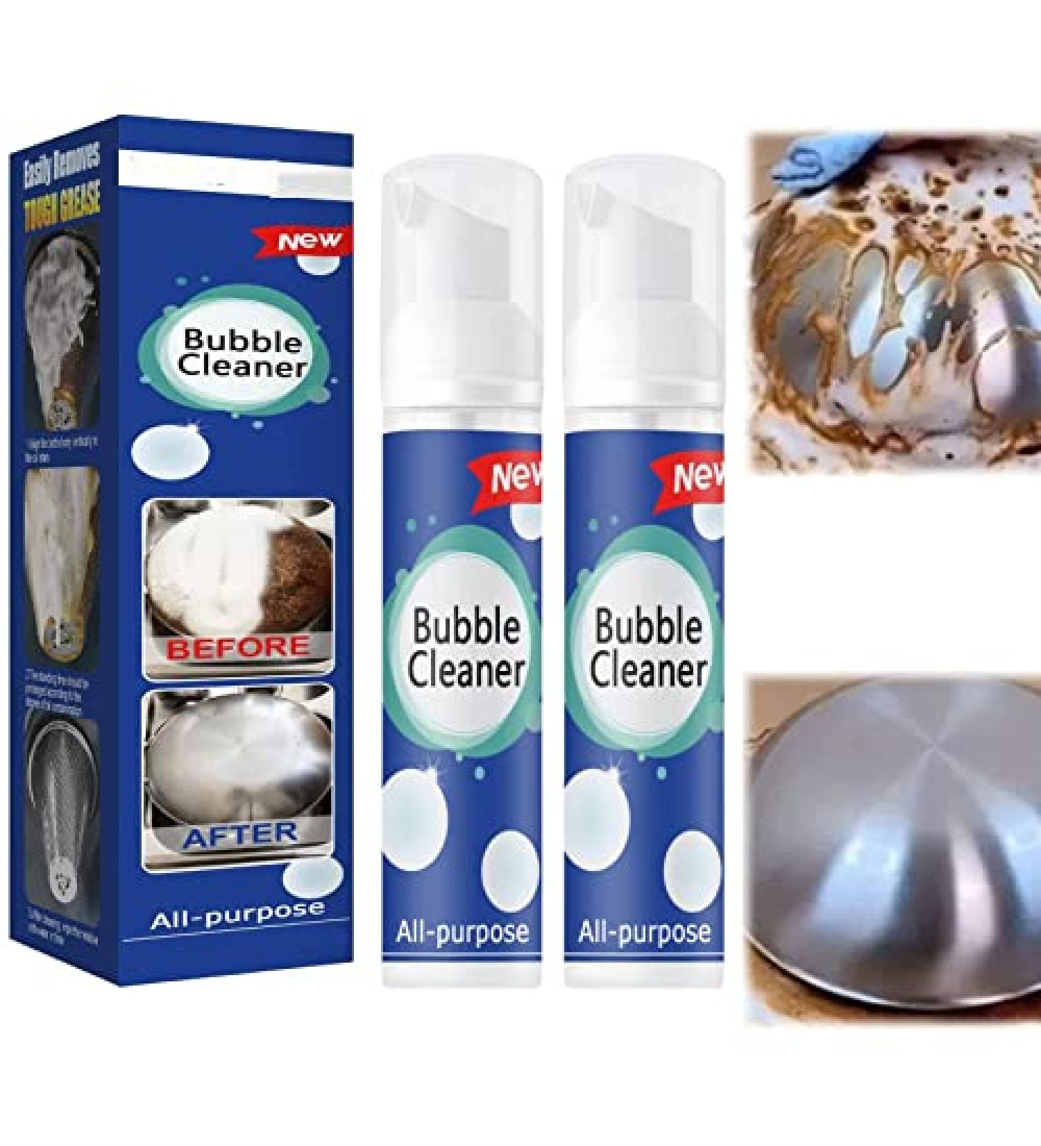 2pcs Homenpetz Cleaning Pots Spray Foaming Heavy Oil Stain Cleaner Bubble Cleaner All Purpose Stain Remover Powerful Stain Removing Foam Cleaner Stubborn Grease & Grime Remover Bubble Spray - Buy Online on GoSupps.com
