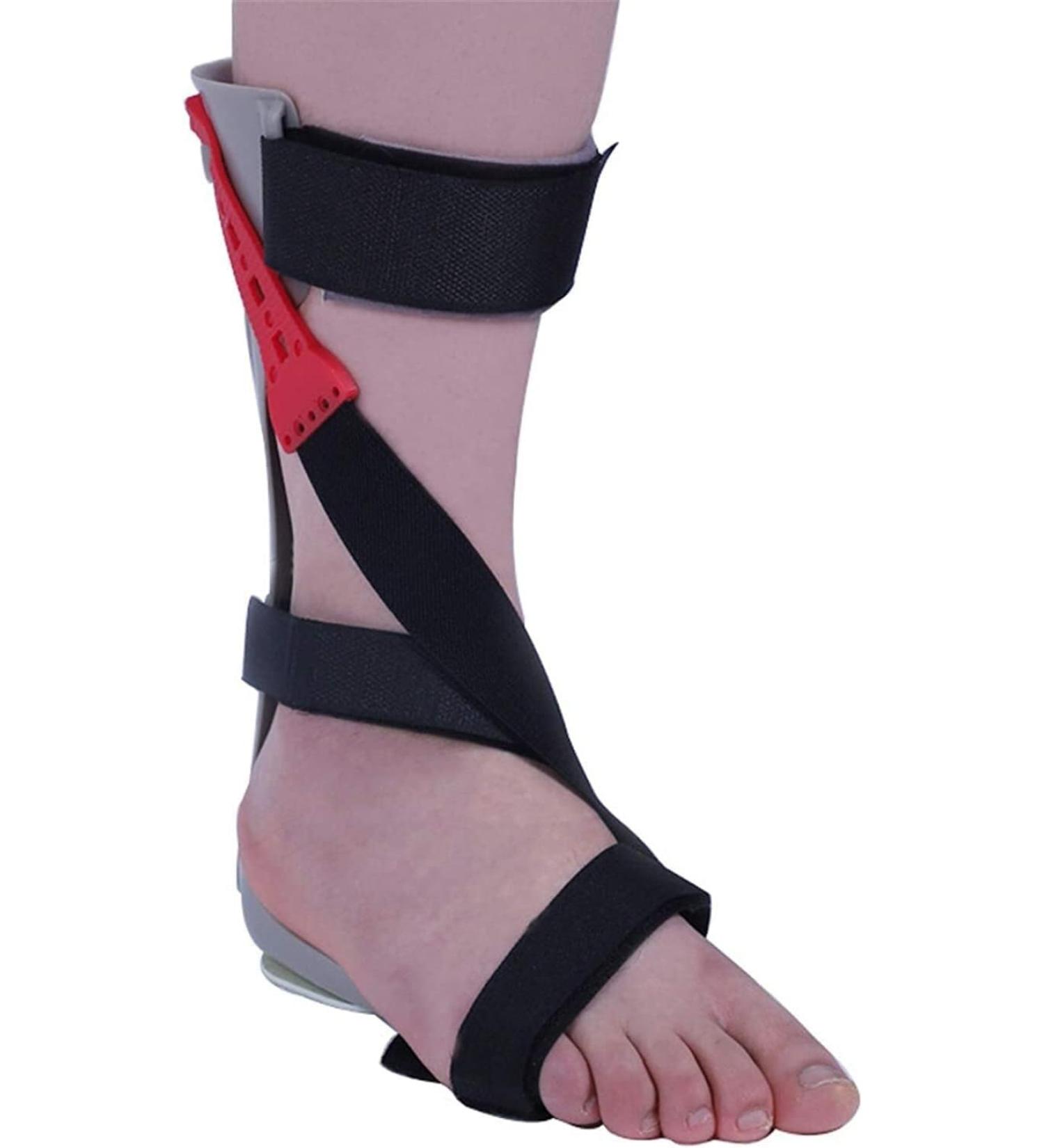 Ankle Foot Orthosis for Drop Foot - Adjustable Stabilizer Support for Flaccid Foot Drop & Dorsiflexion (Right Size L 39-41 - Buy Online on GoSupps.com