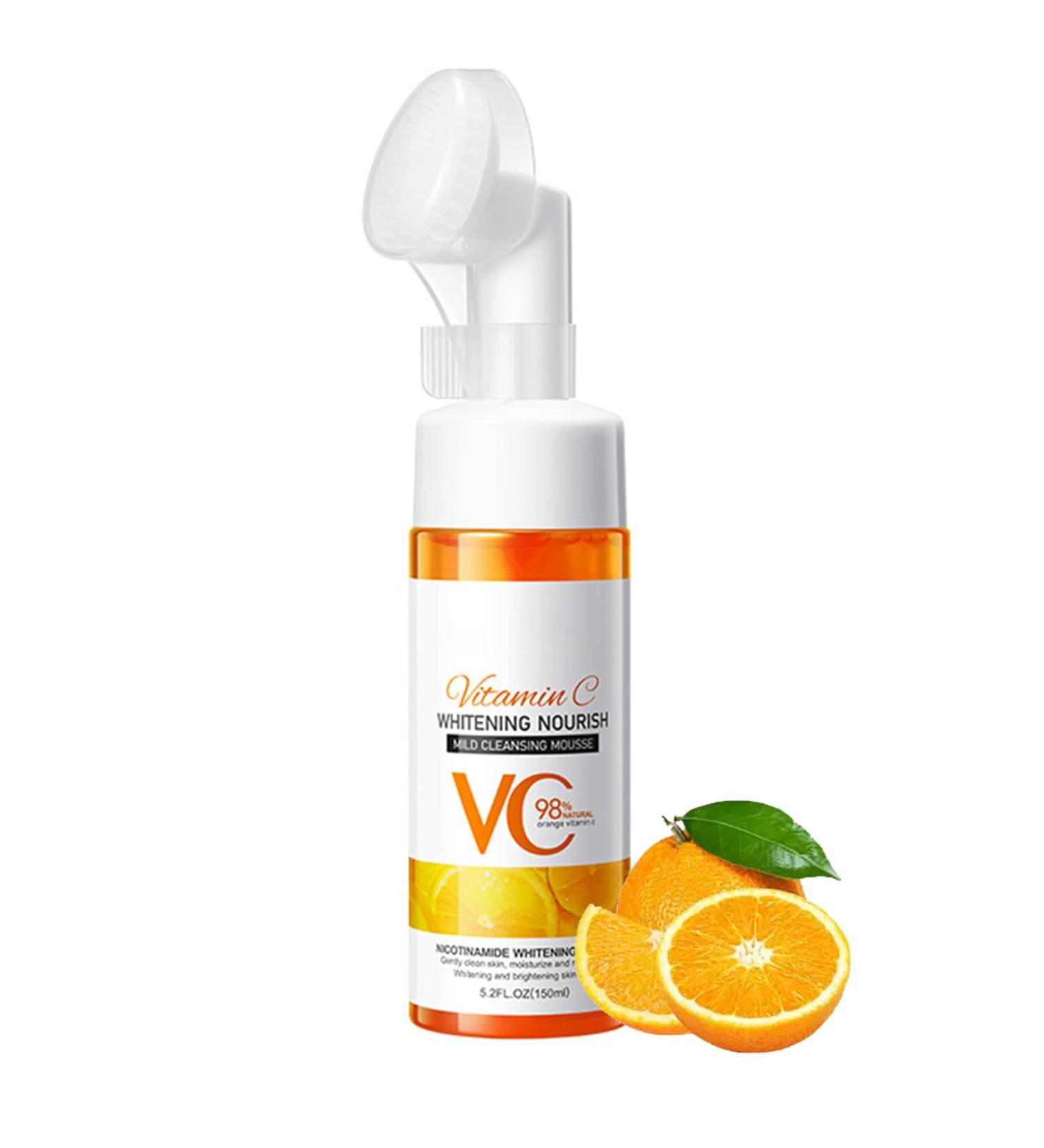 Vitamin C Face Cleanser Gentle Face Cleanser For Sensitive Skin & Oily Skin Sensitive Face Wash Women & Men For Dry Skin Facial Cleanser For Blackheads Acne Dull Skin Hydrated - Buy Online on GoSupps.com