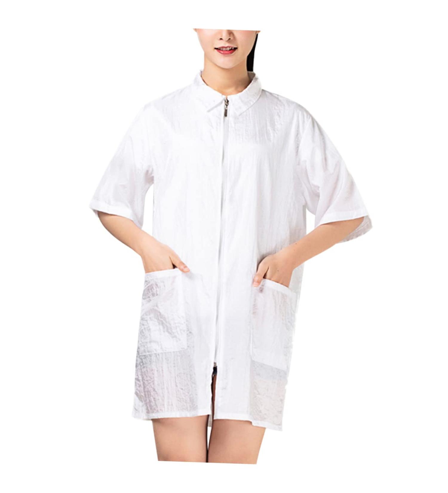 Shop Technician Overalls & Hairdresser Smocks | Nylon Capes for Grooming & Salon | Women's Work Clothes - 77x47cm - Buy Online on GoSupps.com