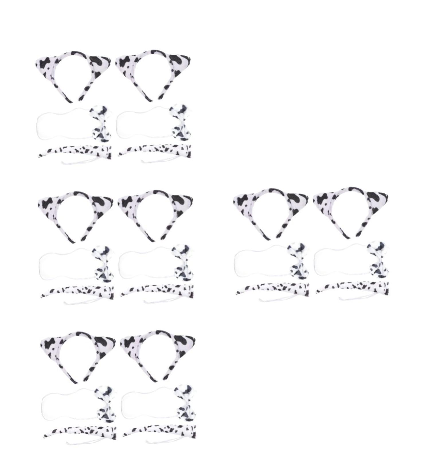 FRCOLOR 8 Sets Cow Headband Head Band Tail Animal Cow Headgear Cosplay Headband Cow Costume Accessories Bow Tie Cosplay Party Prop Party Costume Accessory Cosplay Bow Ties Prop Fabric - Buy Online on GoSupps.com