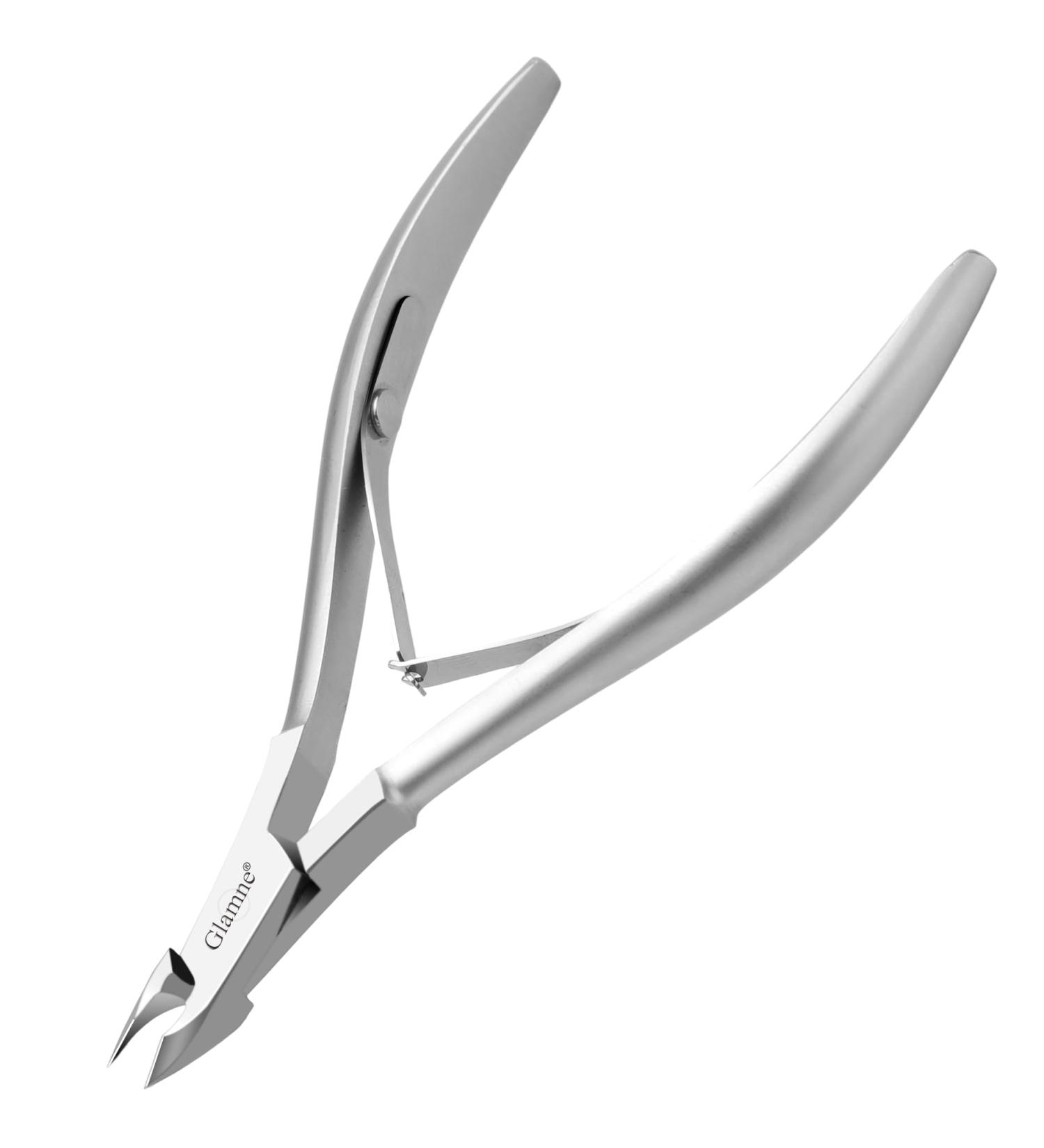 Glamne Cuticle Nippers Nail Manicure Cuticle Clippers Trimmer Dead Skin Remover Professional Stainless Steel Cuticle Cutters for Salon or Home Use - Buy Online on GoSupps.com