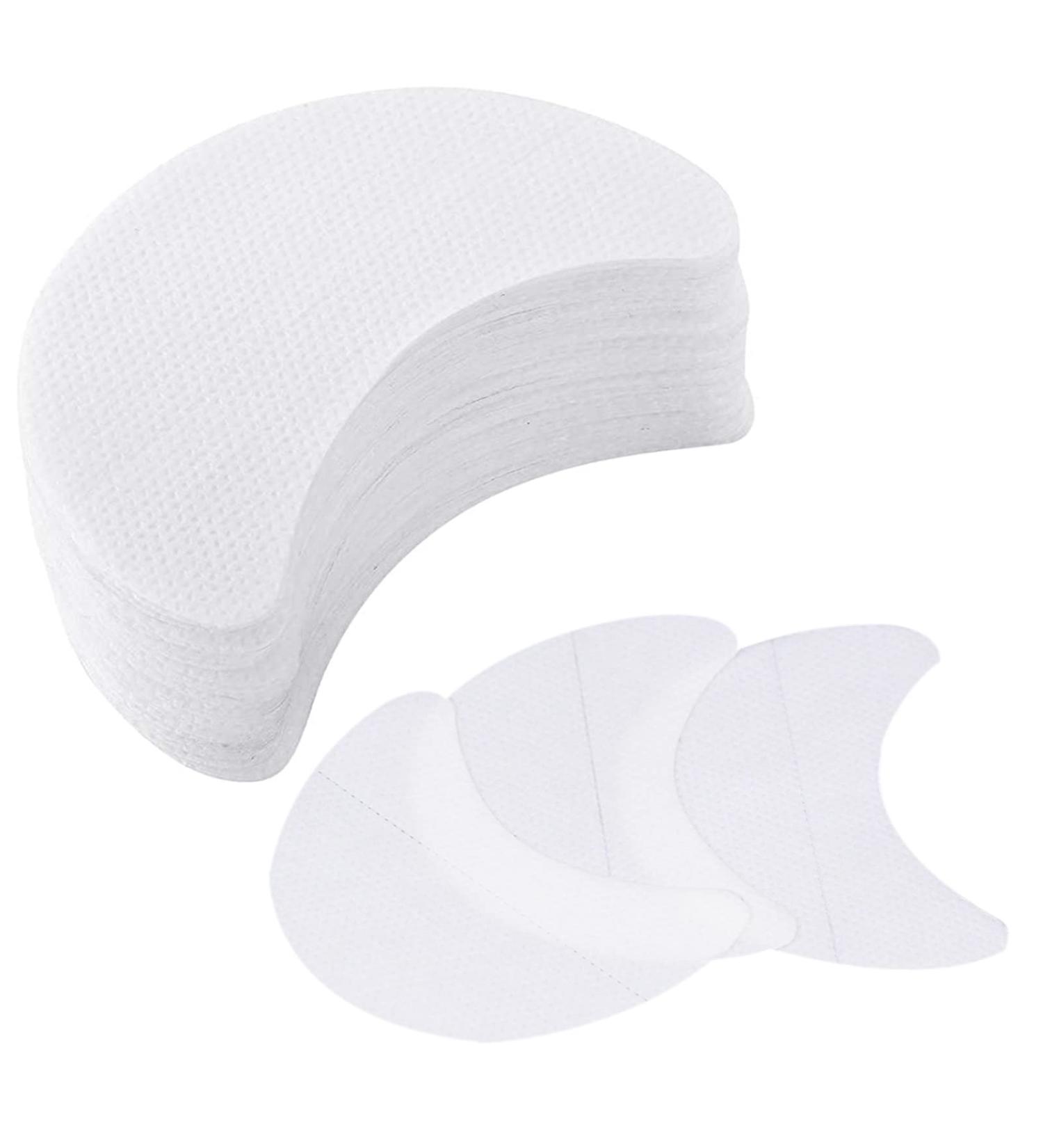 100 Eyeshadow Protector Pads - Shield Stencils for Makeup & Eyelash Extensions | Prevent Smudging & Tinting - Buy Online on GoSupps.com