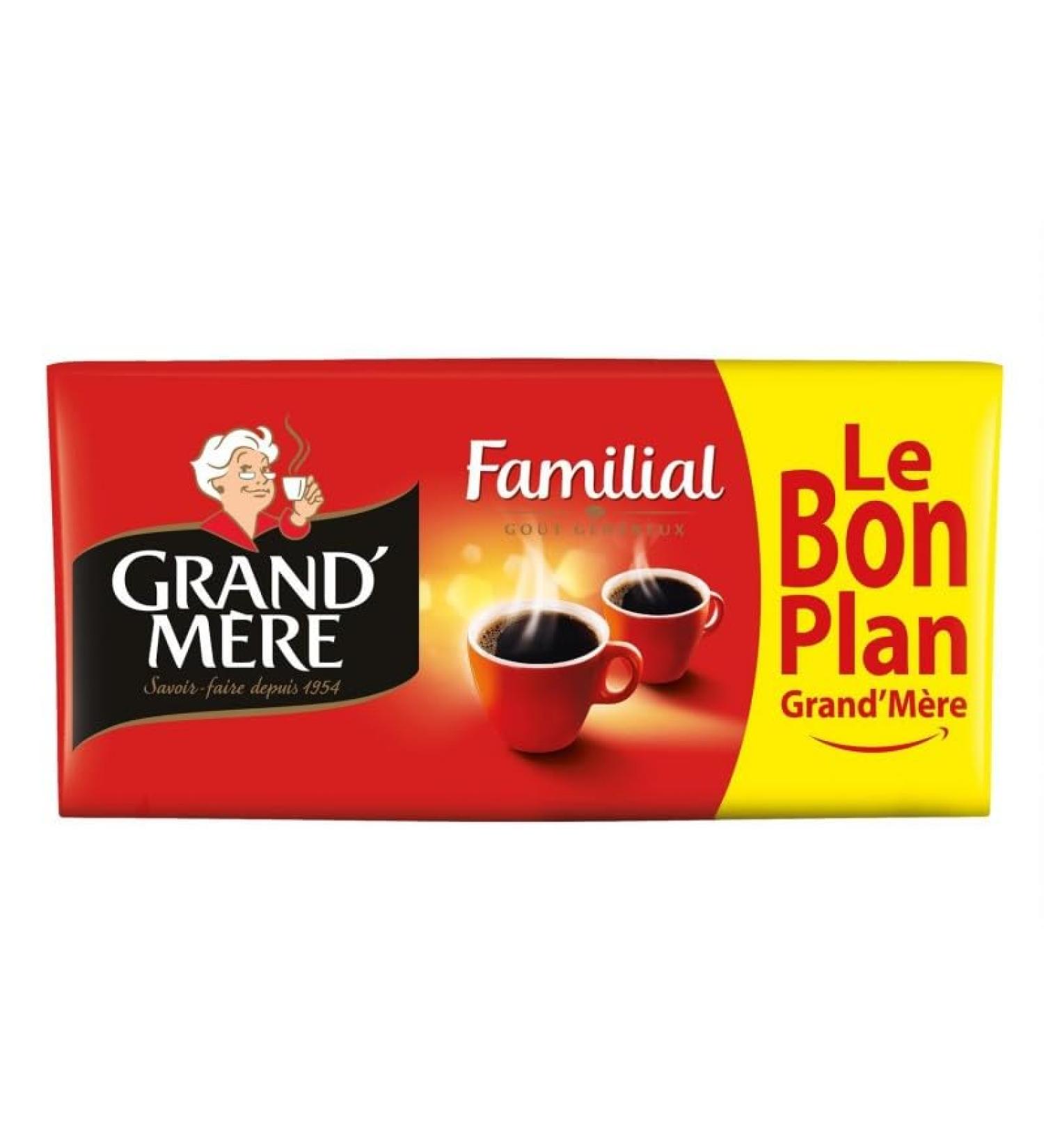G n rique GRAND'MERE - Grand'm re Ground Family Coffee - Great Deal - 1kg - Pack of 3 - Sold as a Set