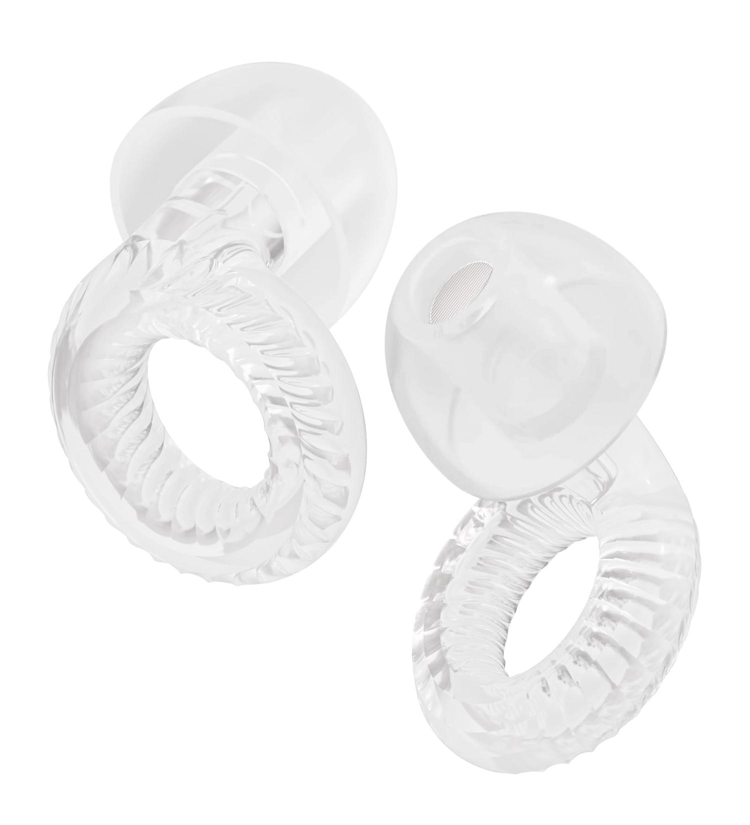 Reusable Ear Plugs for Noise Reduction | Clear Speech Earplugs for Work & Social Gatherings | 6 Pair S/M/L Tips 15-18 dB SNR - Buy Online on GoSupps.com