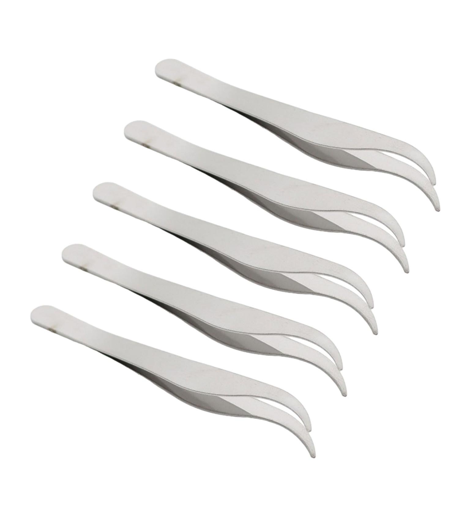 Professional Tip Fine Point Tweezers for Accurate Personals Grooming Nails Technicians Beauticians Stainless Steel - Buy Online on GoSupps.com