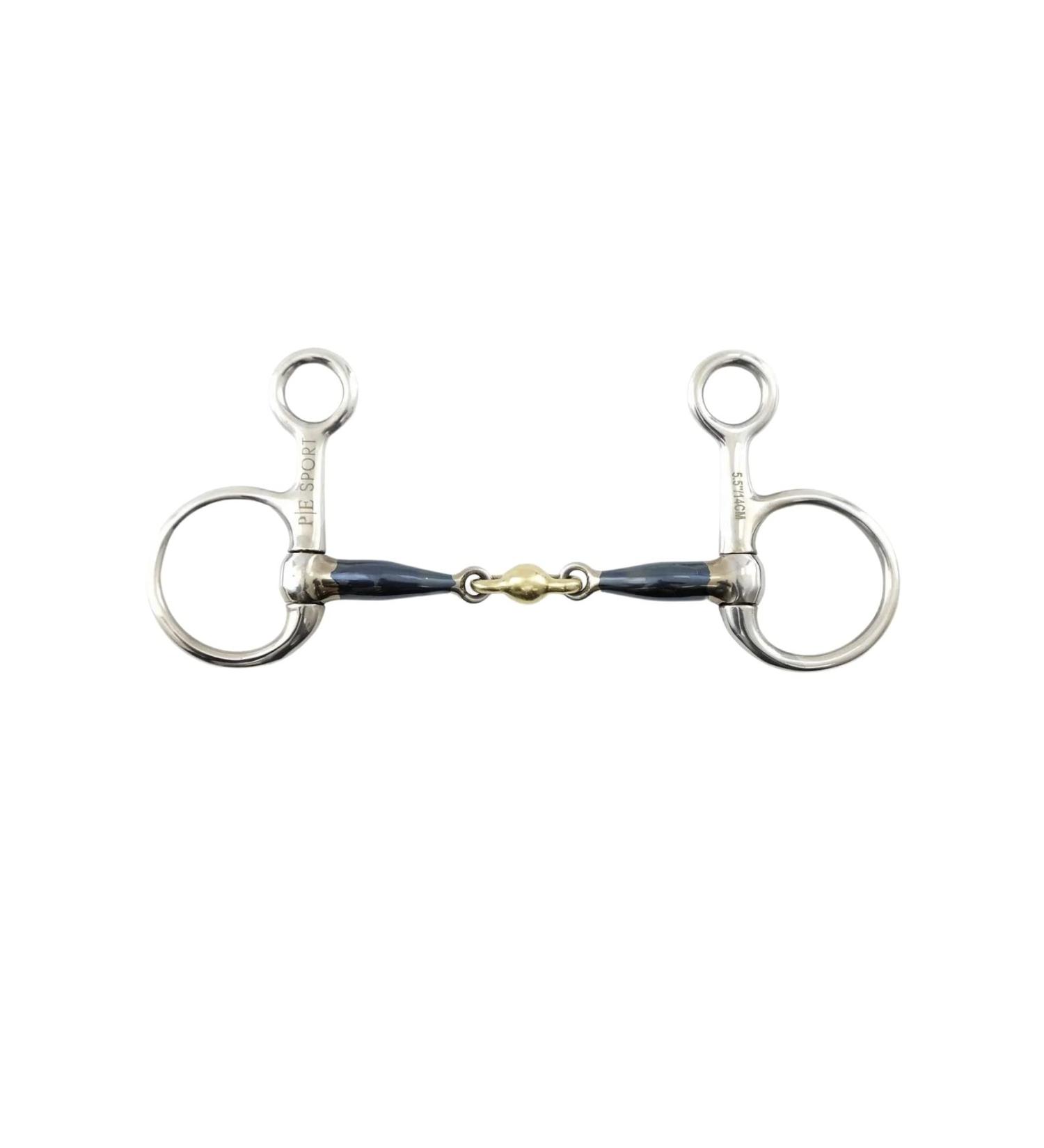 Premier Equine Double Jointed Baucher Bit for Horses Sweet Iron